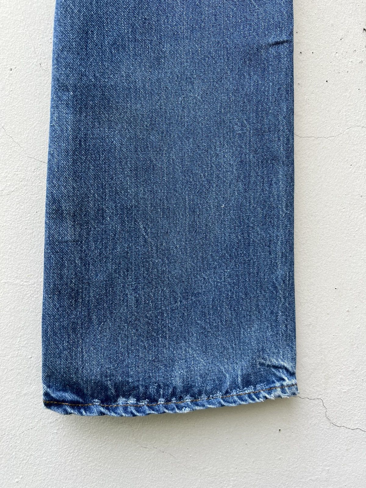 Levi's VTG 70s Levi’s 517 42 Talon Faded Blue Denim Bootcut Jeans Size US 31 - 18 Thumbnail