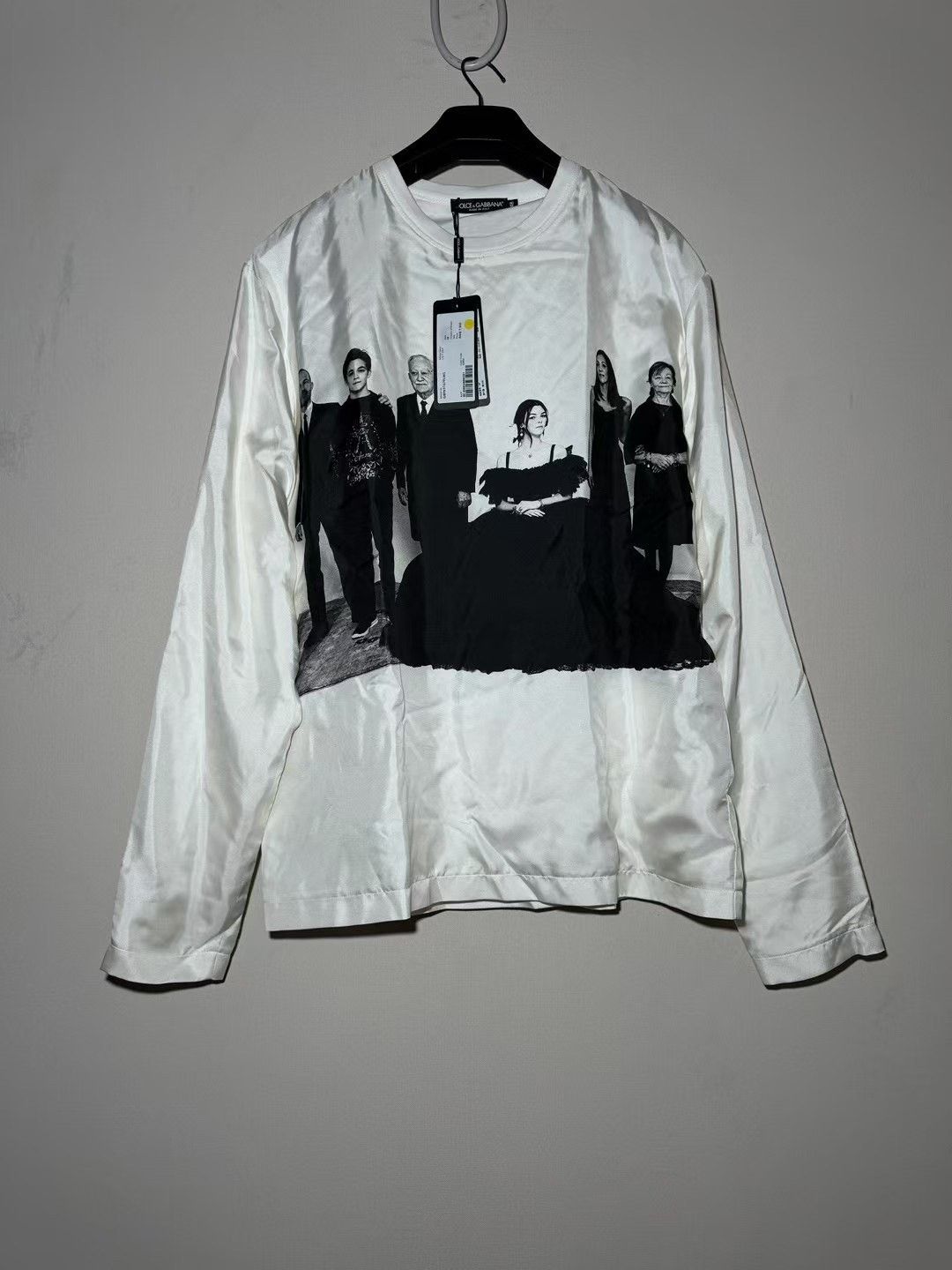 Dolce & Gabbana Dolce & Gabbana White Portrait Double-Layer Longsleeve Size US M / EU 48-50 / 2 - 1 Thumbnail