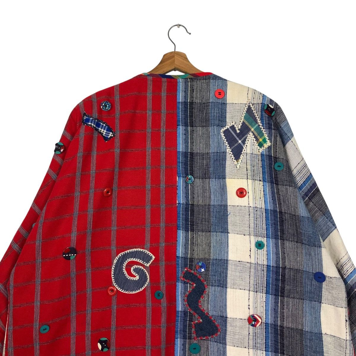 Japanese Brand 🔥VINTAGE HANDMADE DESIGN JACKET PATCHWORK ISSEY MIYAKE Size US M / EU 48-50 / 2 - 11 Thumbnail