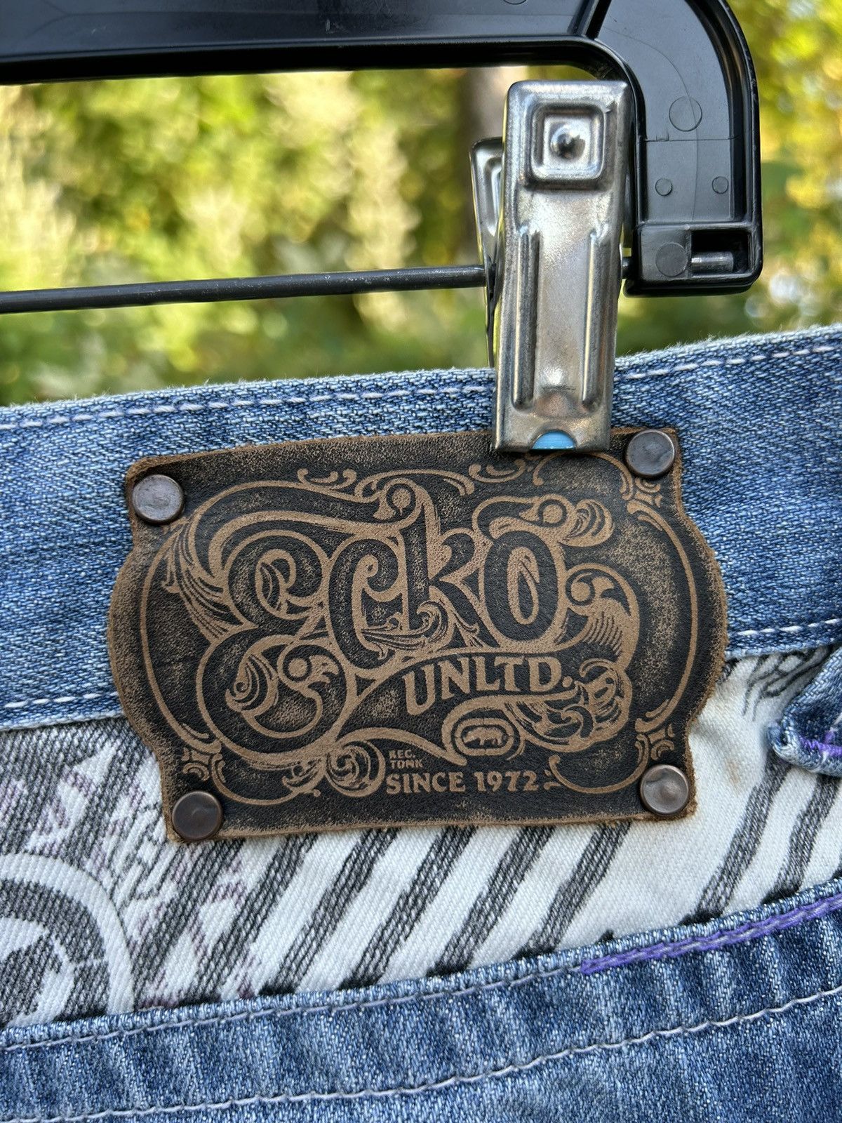 Ecko Unltd. Vintage Y2k Ecko Baggy Wide Leg Jeans Size US 34 / EU 50 - 5 Thumbnail
