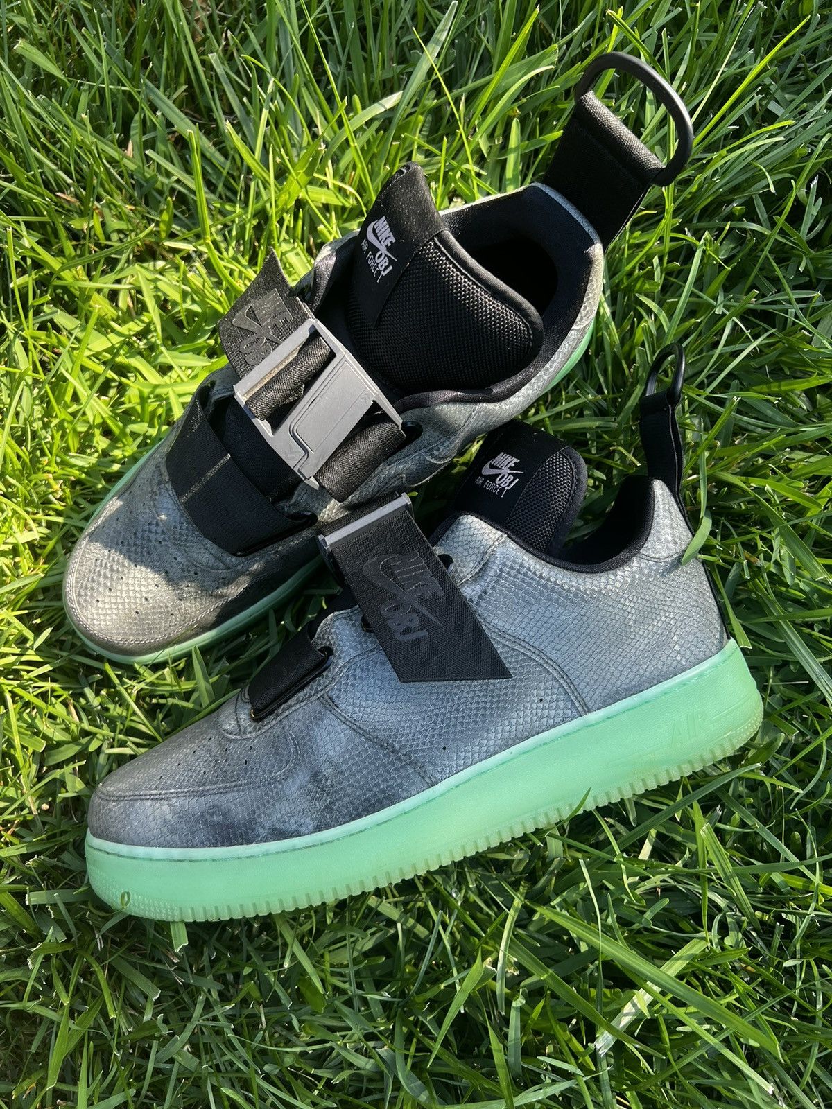 Nike CLEAN Nike AF1 size 14 OBJ Utility Air Force 1 Grey Glow Size US 14 / EU 47 - 2 Thumbnail