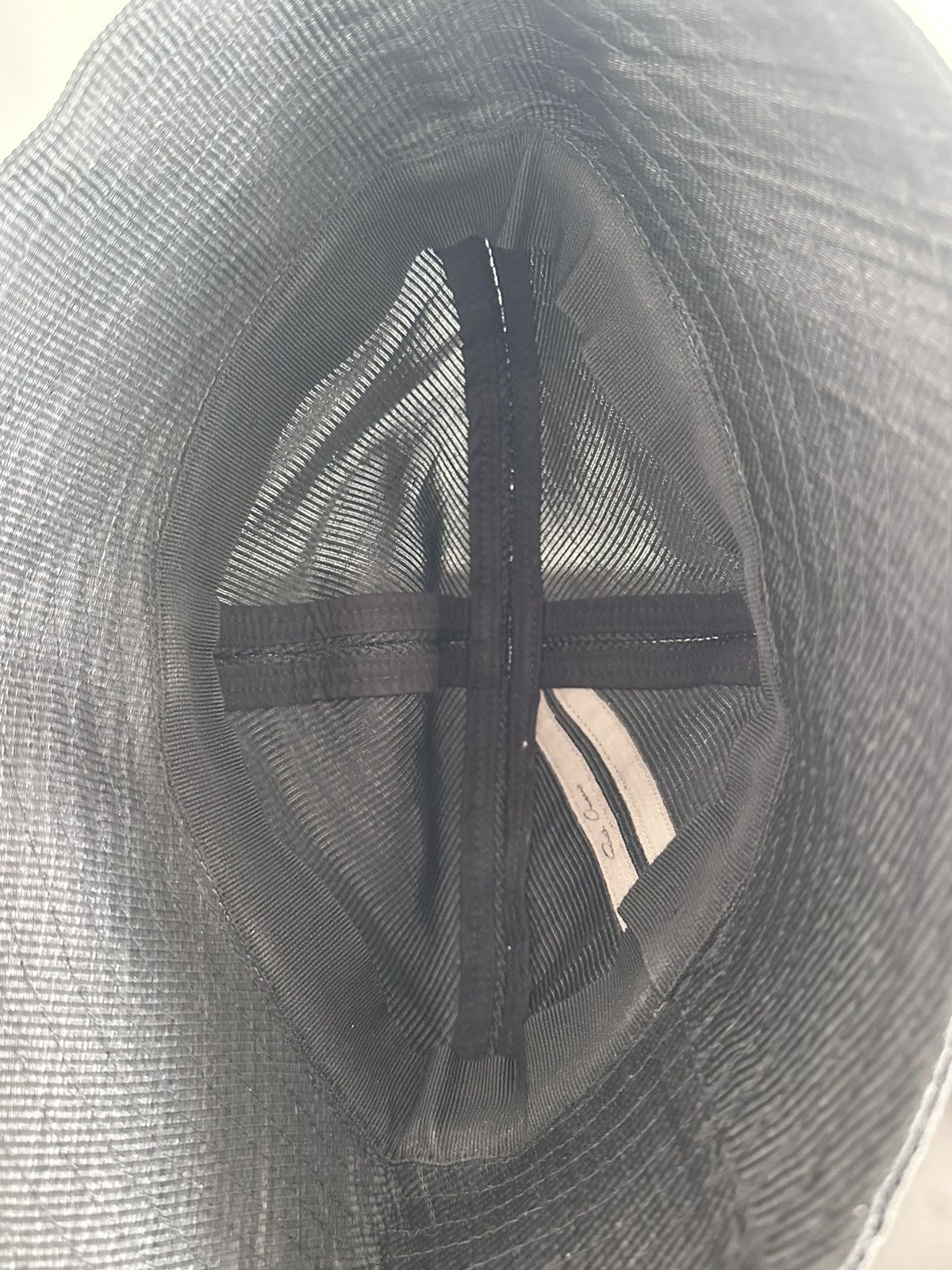 Rick Owens × Rick Owens Drkshdw RICK SSENSE LIMITED HORSEHAIR GILLIGAN BUCKET HAT Size ONE SIZE - 3 Thumbnail