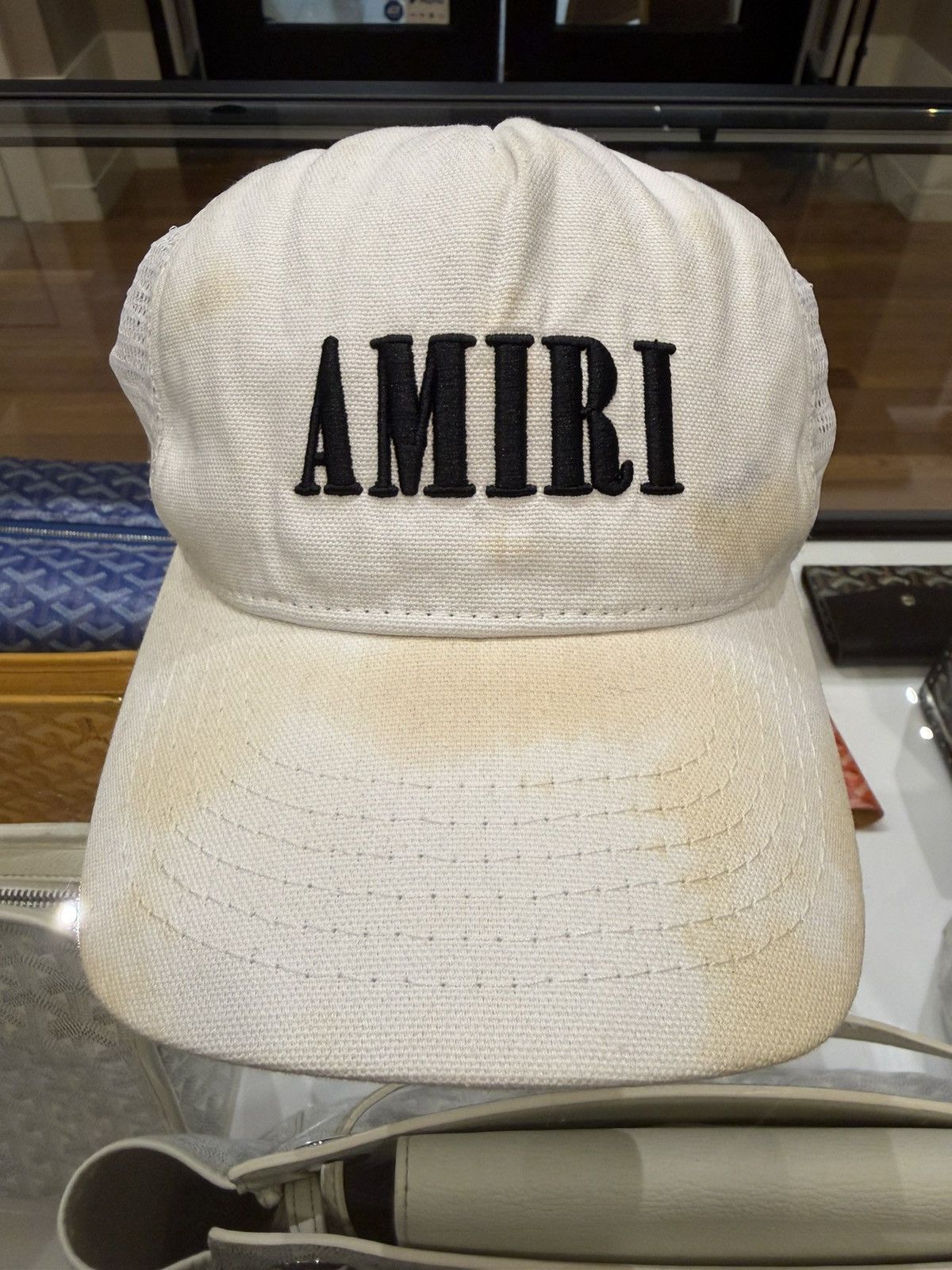 Amiri Amiri Canvas Embroidered Hat Size ONE SIZE - 1 Thumbnail