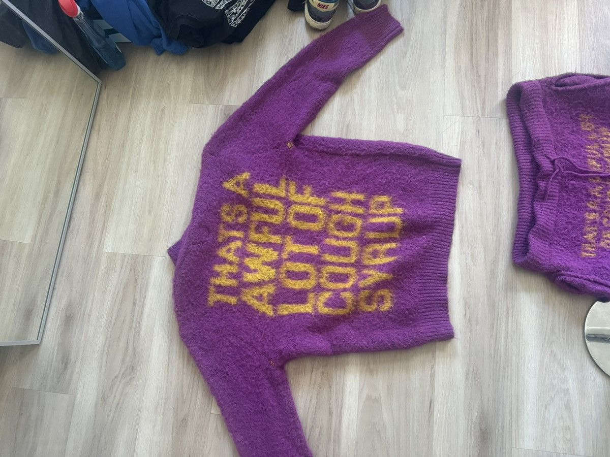 Awful Lot of Cough Syrup Awful lot of cough syrup Mohair Cardigan Size US XXL / EU 58 / 5 - 4 Thumbnail