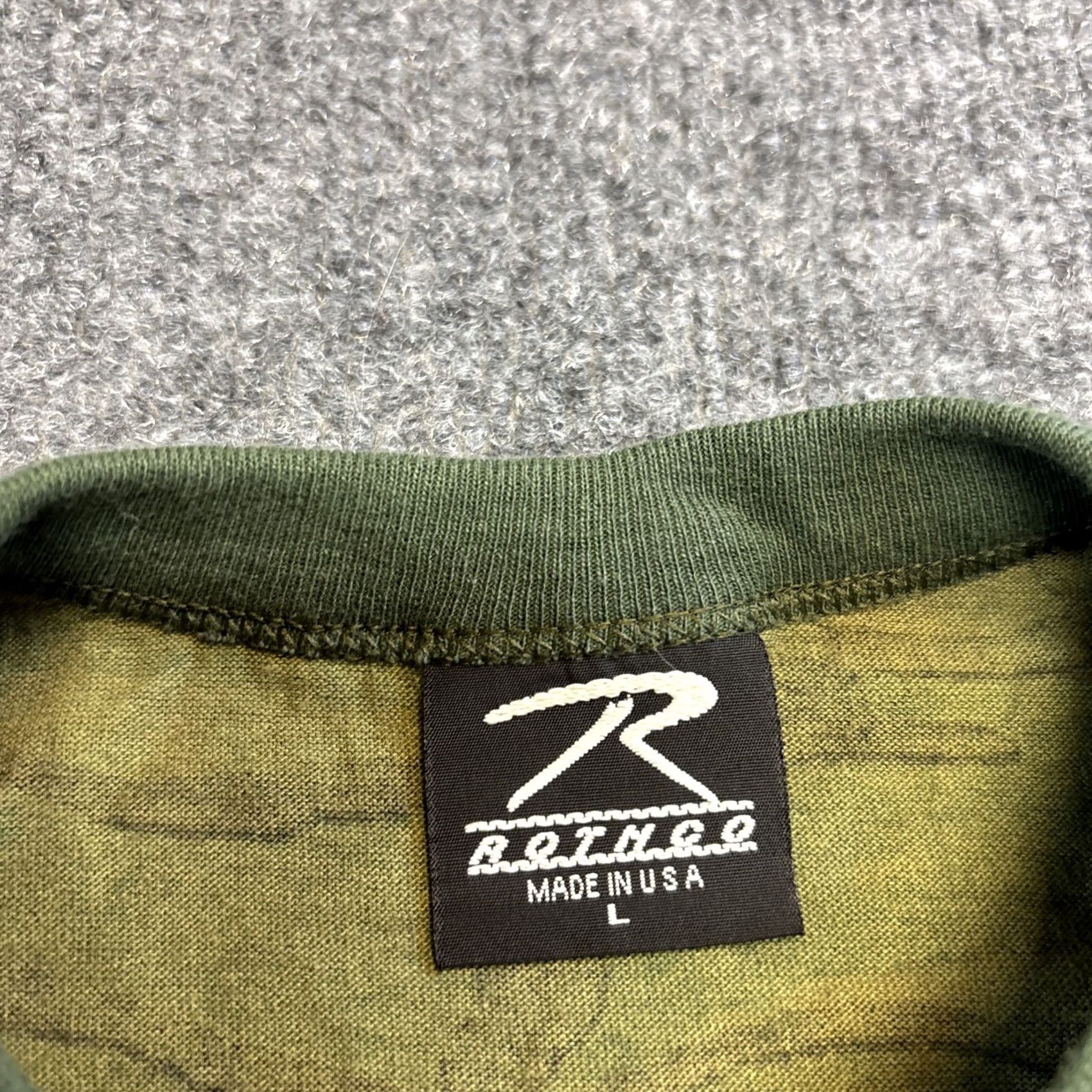 Rothco Rothco Camouflage T-shirt Short Sleeve Woodland Men’s Large Green L Mens Regular Size T-Shirt Size US L / EU 52-54 / 3 - 2 Thumbnail