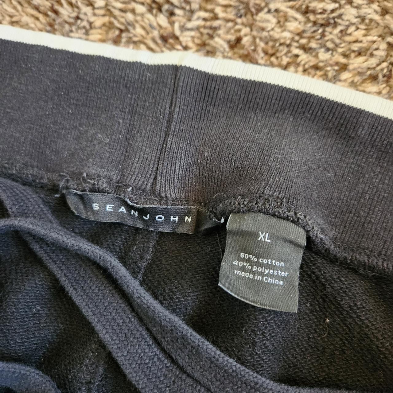Sean John Baggy Sweatpants Sean John Fleece Sweats Black XL Size US 36 / EU 52 - 4 Thumbnail