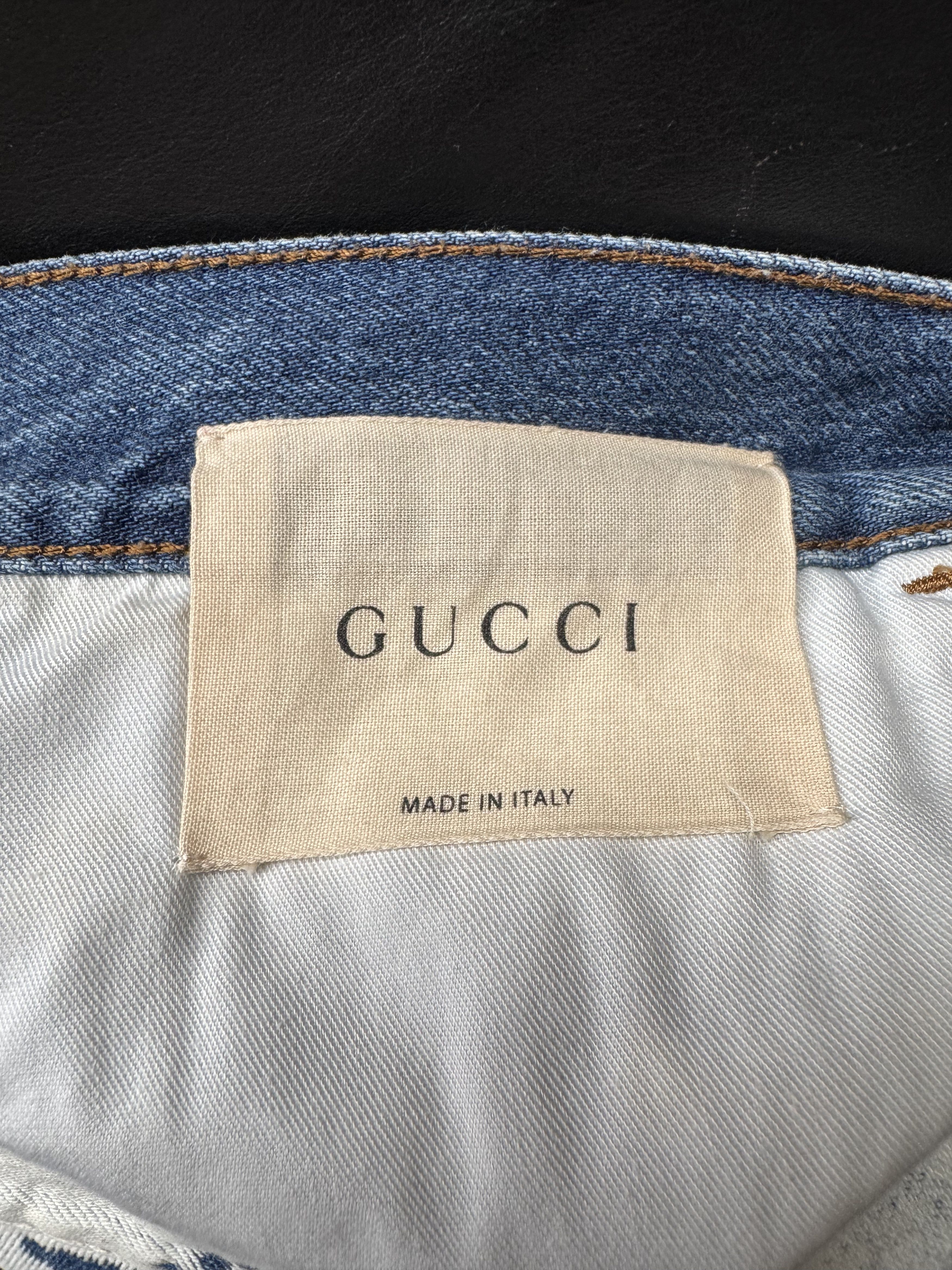 Gucci Bleached Boyfriend Jeans Size US 29 - 18 Thumbnail