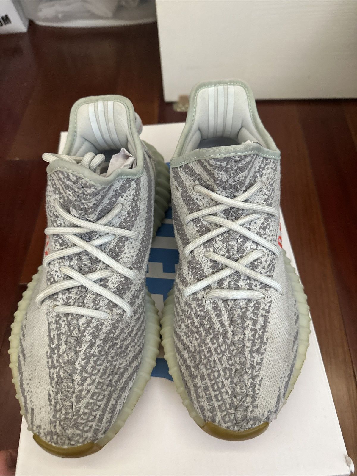 Adidas Yeezy 350 v2 blue tint Size US 7 / EU 40 - 3 Thumbnail