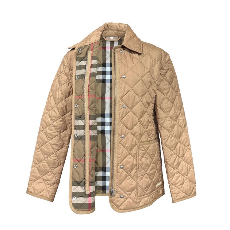 Burberry o1w1db10426 Quilted Jacket in Camel Size XL / US 12-14 / IT 48-50 - 3 Thumbnail