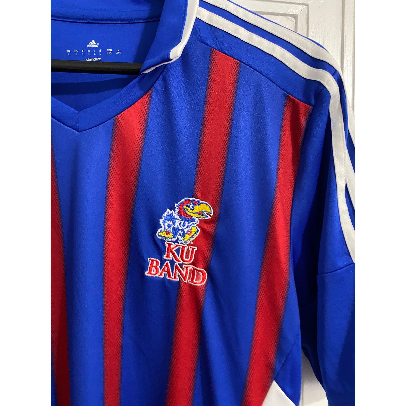 Adidas Kansas Jayhawks Band Adidas Soccer Jersey Size Large Size US L / EU 52-54 / 3 - 3 Thumbnail
