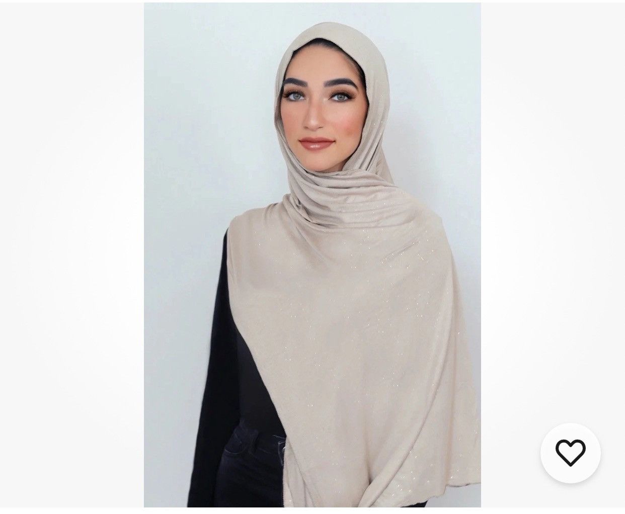 Other Modest Small Shimmer Seashell Jersey Hijabs For Women Size ONE SIZE - 1 Thumbnail
