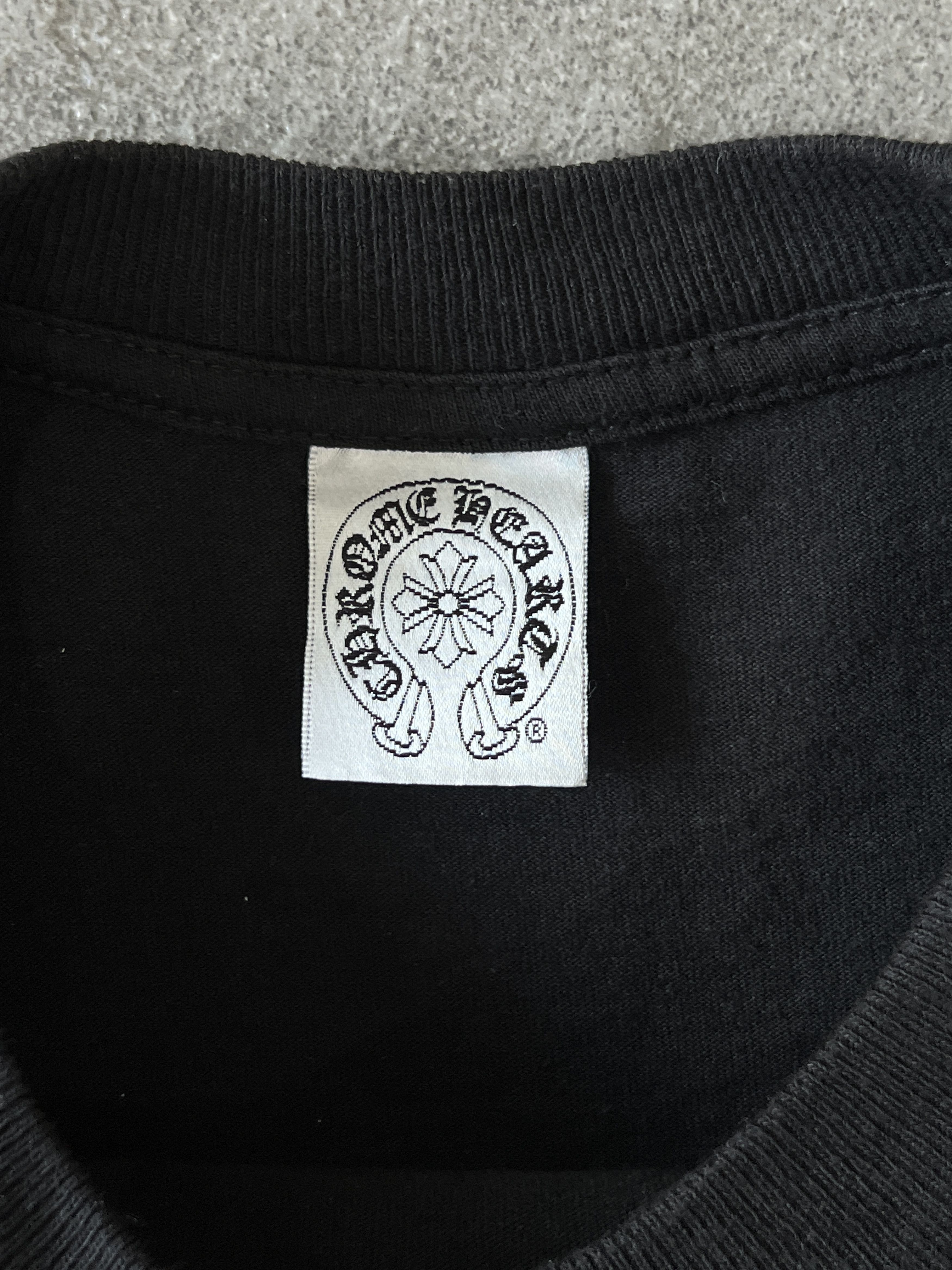 Chrome Hearts Chrome Hearts Winged Skull Pocket Tee Black S Size US S / EU 44-46 / 1 - 6 Thumbnail