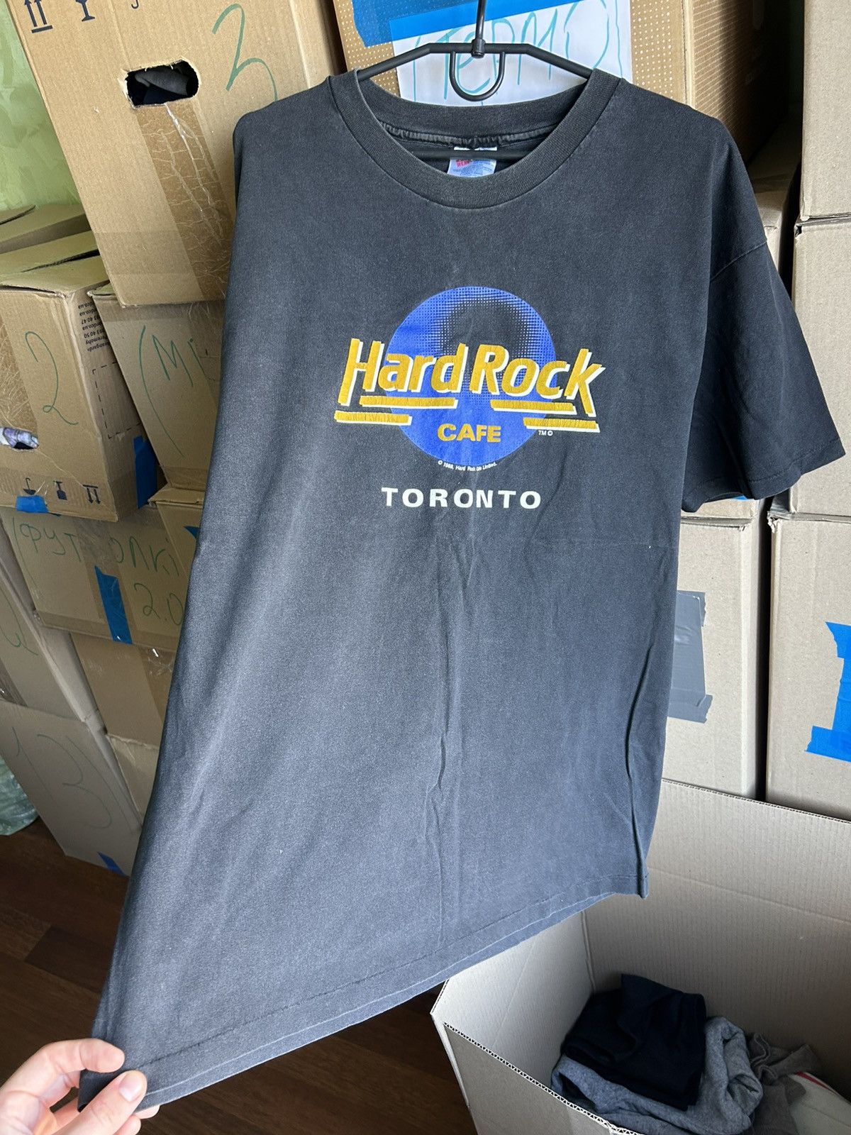 Hard Rock Cafe Vintage Hard Rock Cafe Limited Edition Toronto 1989 Size XL Size US XL / EU 56 / 4 - 6 Thumbnail