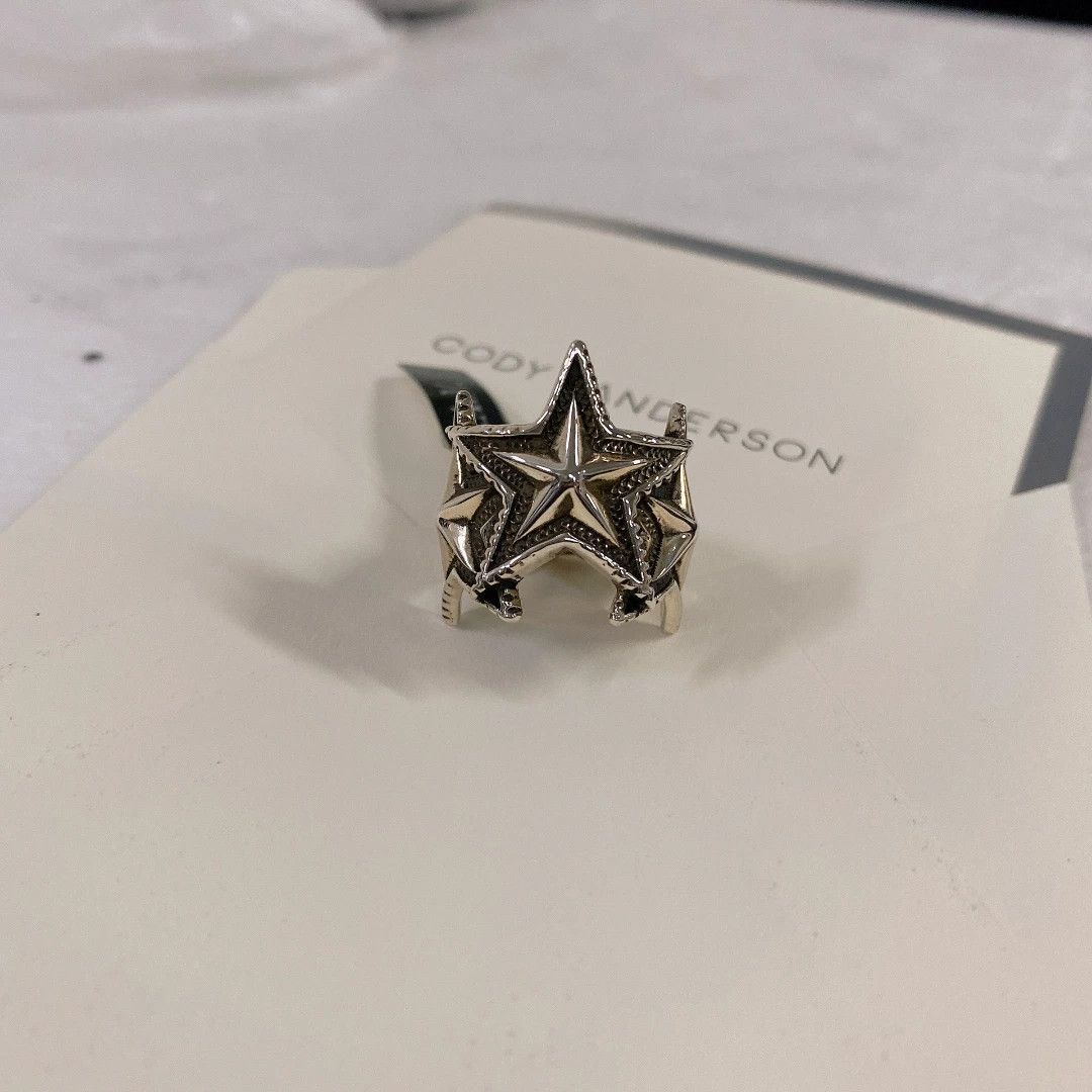 Cody Sanderson cody sanderson 3 Star Ring ZYQ/EC/GD Nwt Sz14 3