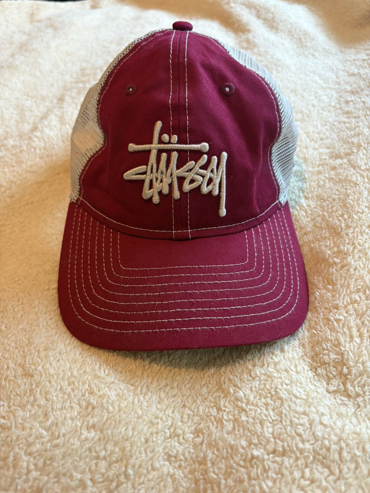 New Era × Stussy Stüssy New Era Trucker Hat Size ONE SIZE - 1 Thumbnail