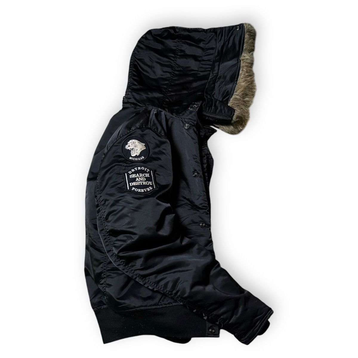 Hysteric Glamour × If Six Was Nine × Le Grande Bleu (L.G.B.) Hysteric Glamour Ifsixwasnine LGB Style fur jacket Y2K japan Size US M / EU 48-50 / 2 - 2 Thumbnail