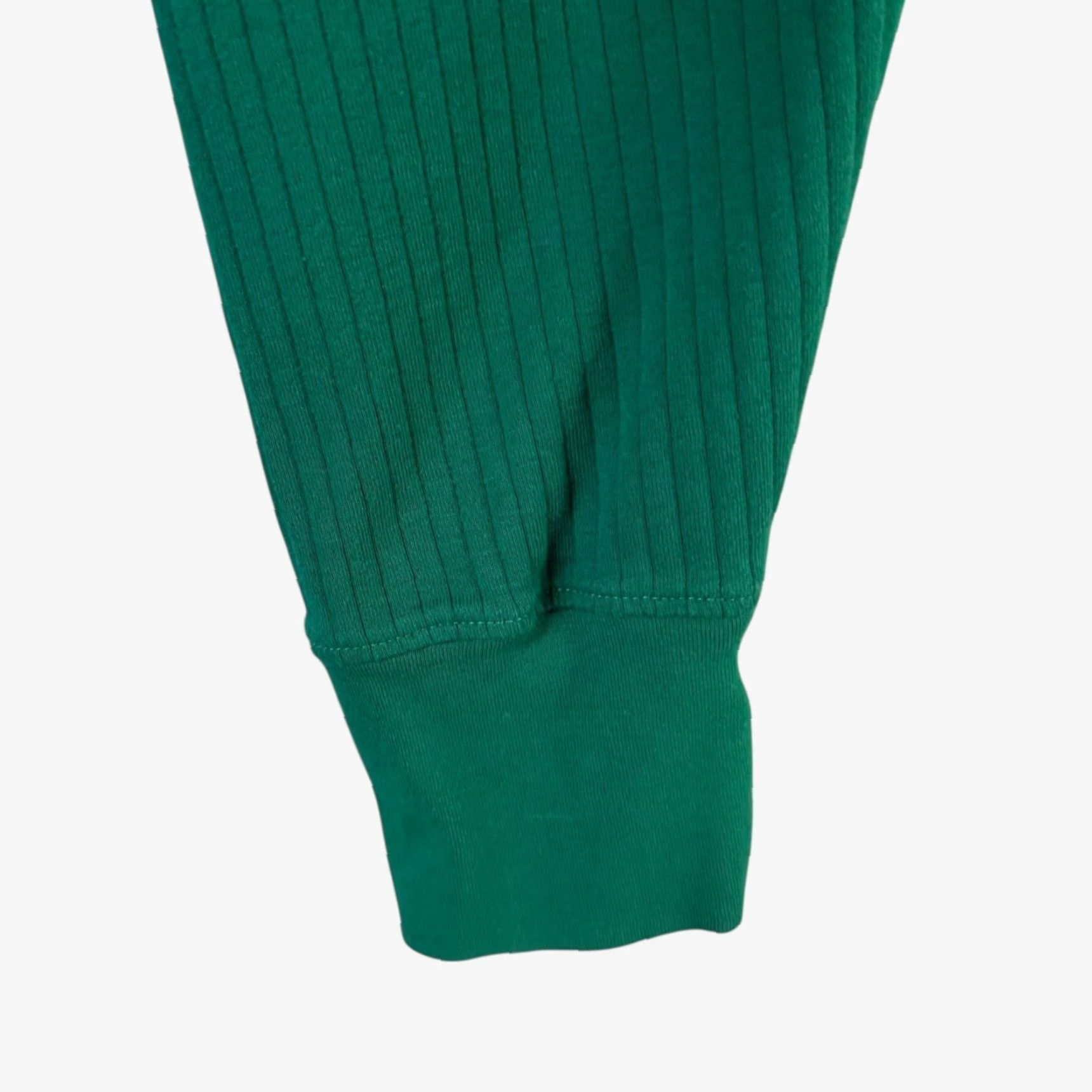 Lands' End Lands' End Rib-Knit Long-Sleeve Henley Shirt Green Men's Size XL 100% Cotton Henley Button-Down All Seasons Easy Care Classic Outdoor Size US XL / EU 56 / 4 - 7 Thumbnail