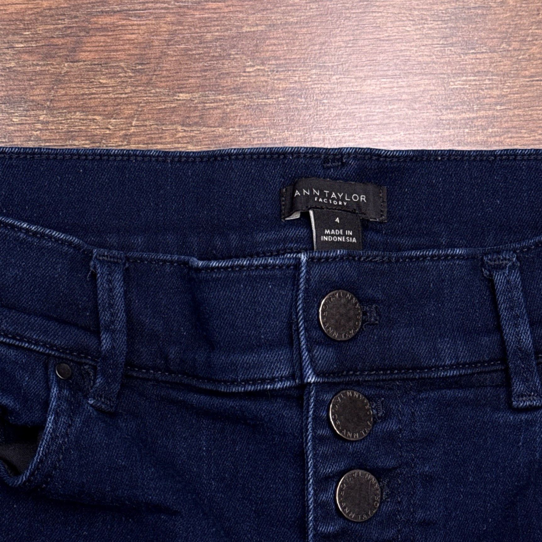 Ann Taylor Ann Taylor Jeans Skinny Ankle 4 Modern 27x27 Denim Blue Size 27" / US 4 / IT 40 - 4 Thumbnail