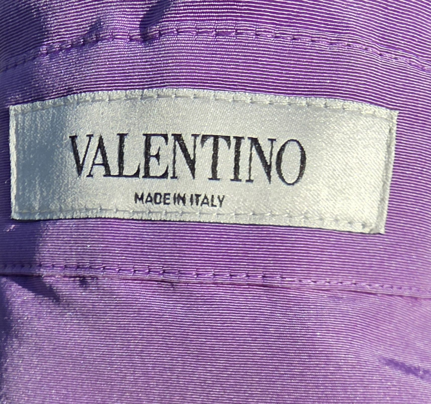 Valentino VALENTINO Oversized Purple Silk Faille Shacket IT 38/US 2 Size XS / US 0-2 / IT 36-38 - 5 Thumbnail