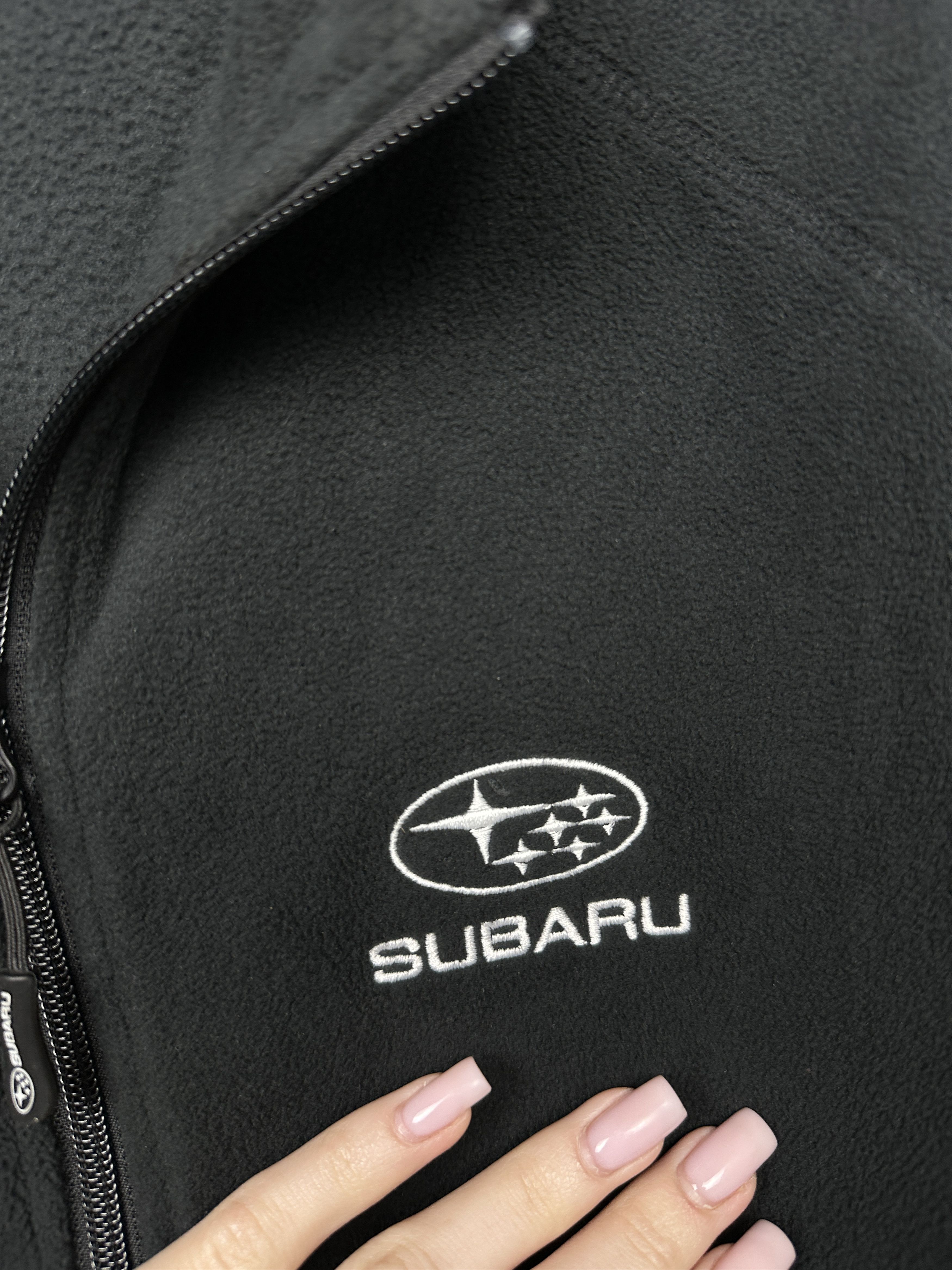 Japanese Brand Subaru Racing Team Mens Workwear Fleece Jacket Size US L / EU 52-54 / 3 - 3 Thumbnail