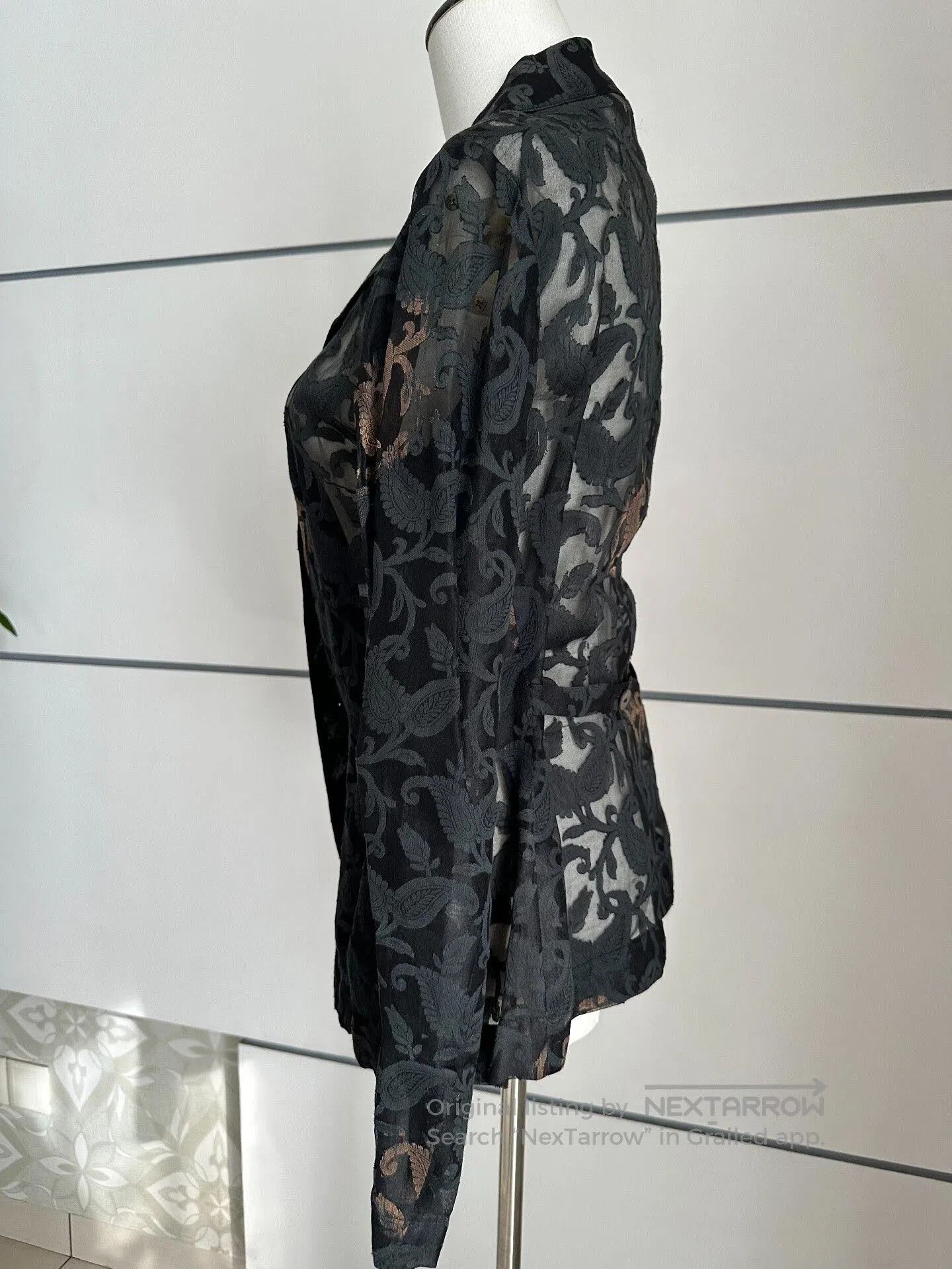 Dries Van Noten Dries Van Noten 90s Embroidered Blazer. Size S / US 4 / IT 40 - 3 Thumbnail