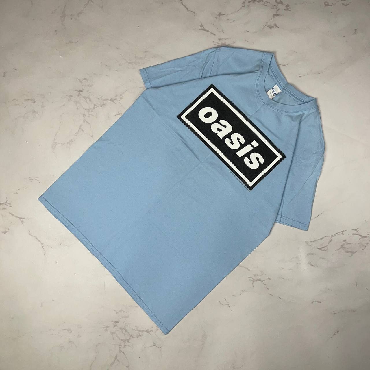 Vintage Oasis Classic Band Logo Blue T-Shirt Size Medium Size US M / EU 48-50 / 2 - 1 Thumbnail