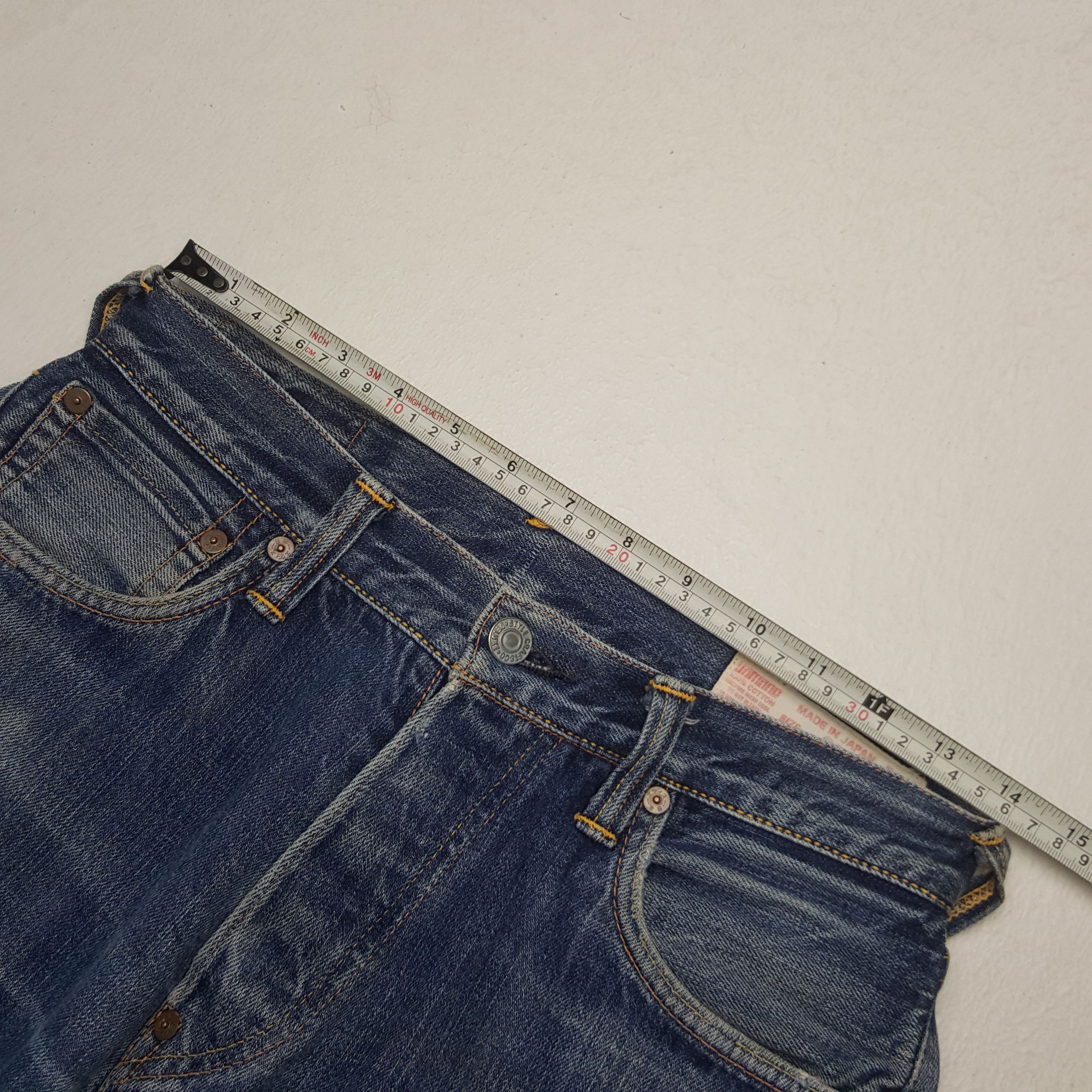 Evisu × Japanese Brand × Vintage Vintage Evisu Selvedge Japanese Daicock Custom Denim Jeans Size US 28 / EU 44 - 9 Thumbnail