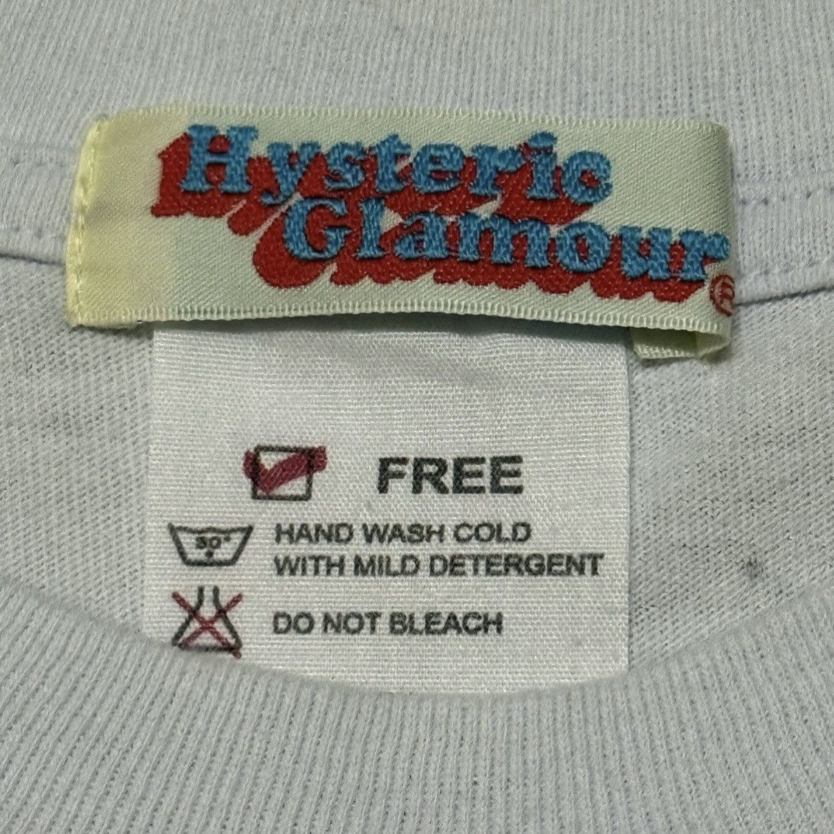 Hysteric Glamour Hysteric Glamour Big Logo T Shirt Size US XS / EU 42 / 0 - 3 Thumbnail