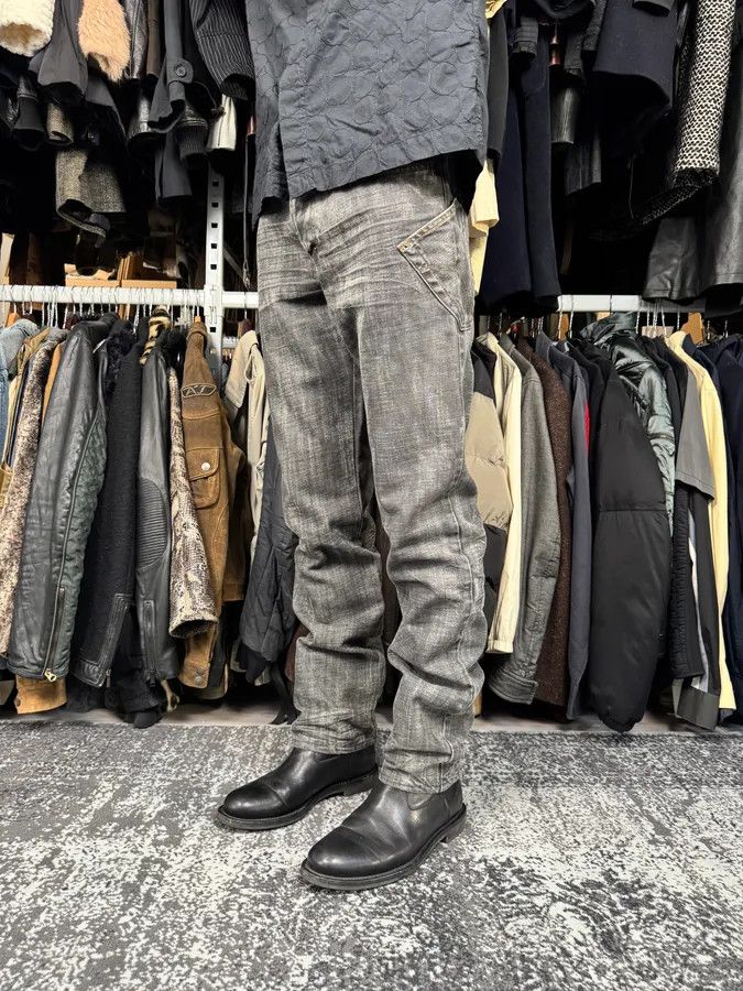 Dolce & Gabbana AW2003 Dolce & Gabbana Grey Raw Denim Jeans Size US 32 / EU 48 - 1 Thumbnail