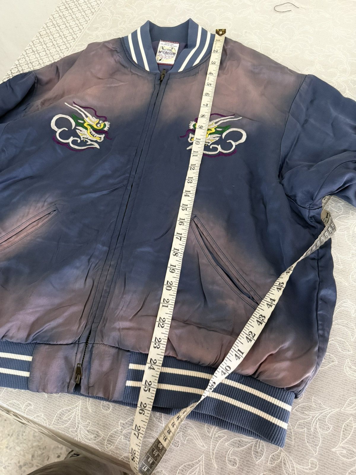McGregor Rare🔥 McGregor Faded Sun Style Embroidery Sukajan Jacket Size US L / EU 52-54 / 3 - 23 Thumbnail