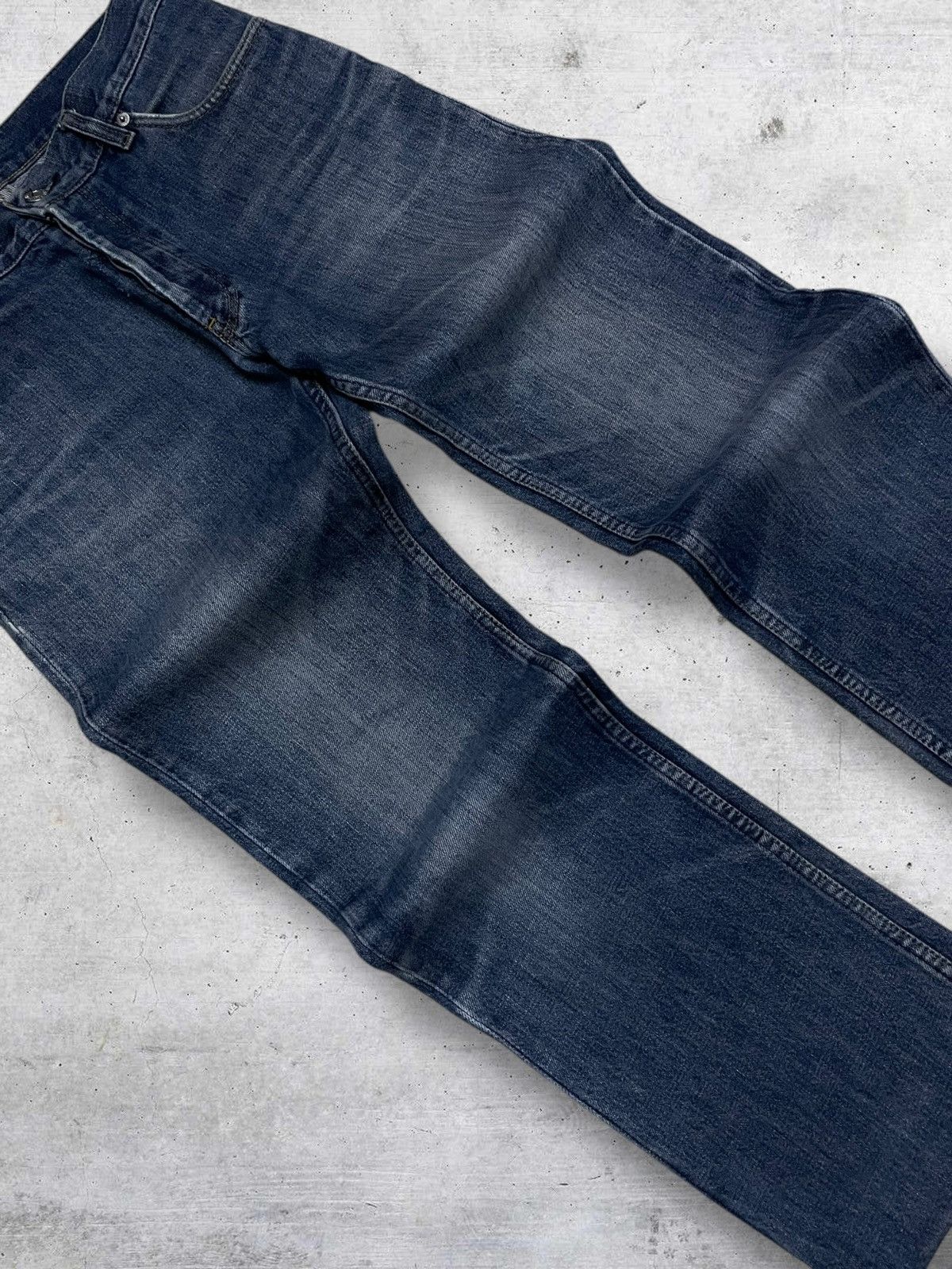 Helmut Lang VINTAGE HELMUT LANG 1998 DISTRESSED BLUE WASHED OG DENIM Size US 30 / EU 46 - 6 Thumbnail