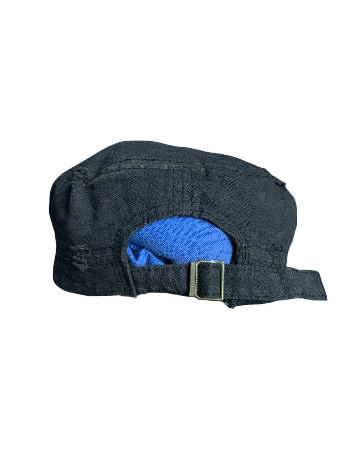 14th Addiction Sun Faded Black Military Radical Studded Cadet Hat Punk Size ONE SIZE - 5 Thumbnail