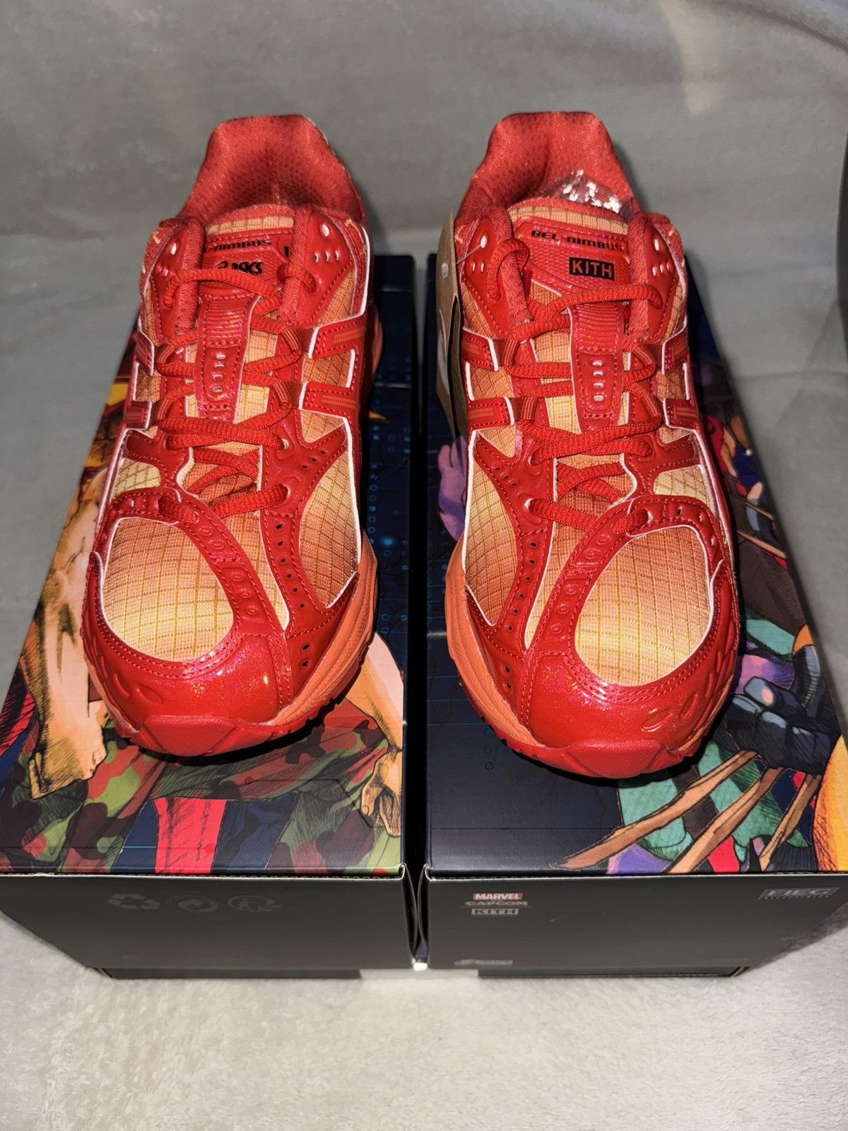 Asics × Kith × Marvel Comics ASICS Gel Nimbus 10.1 Kith Marvel v Capcom Ironman v Megaman Size US 8.5 / EU 41-42 - 5 Thumbnail