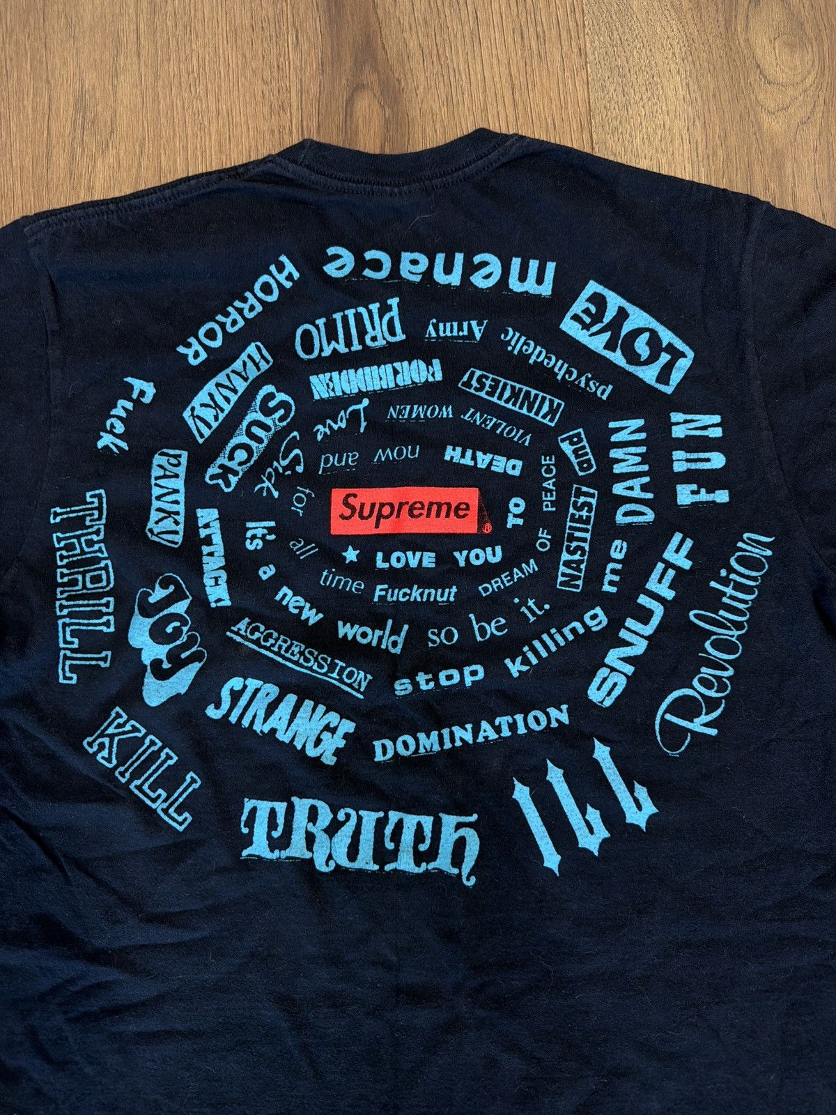 Supreme Supreme Spiral Tee Size US M / EU 48-50 / 2 - 5 Thumbnail