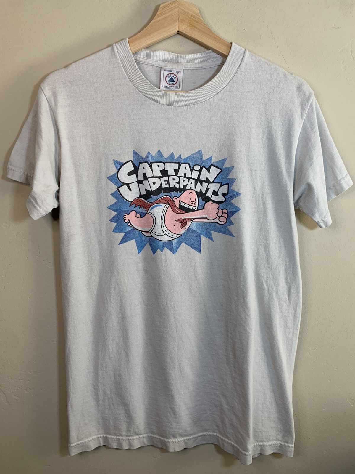 Vintage *RARE* Vintage 1997 Captain Underpants Book Art Promo Shirt Size US S / EU 44-46 / 1 - 1 Thumbnail