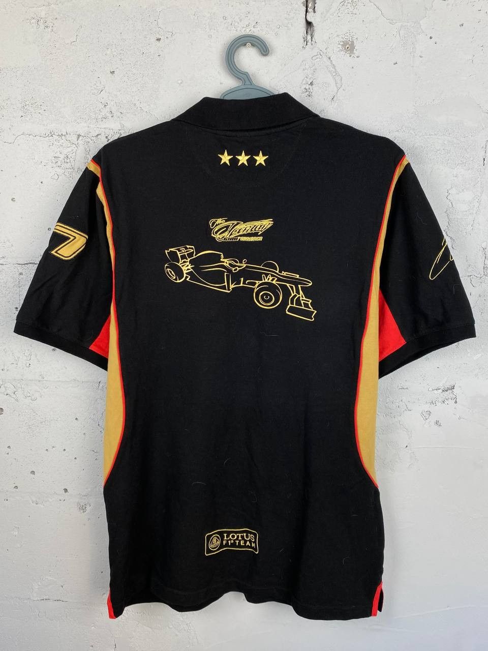 Formula 1 × Vintage F1 Lotus Team Polo Shirt Official Shirt Kimi Raikkonen XL Size US XL / EU 56 / 4 - 1 Thumbnail