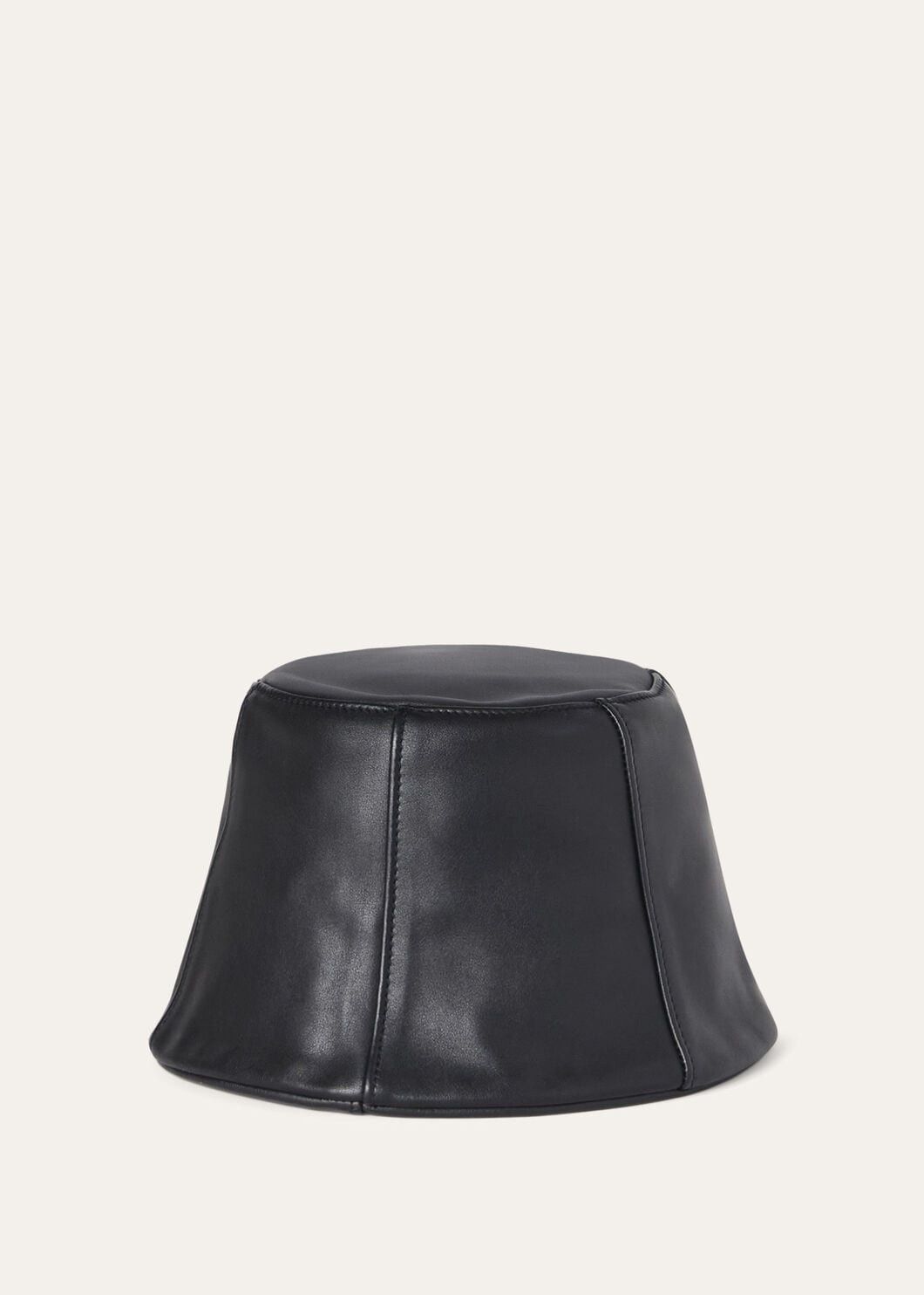Loro Piana o1srvl11e0325 FAN9006 Size: OS / Leather Hat / Cap in Black Size ONE SIZE - 1 Thumbnail
