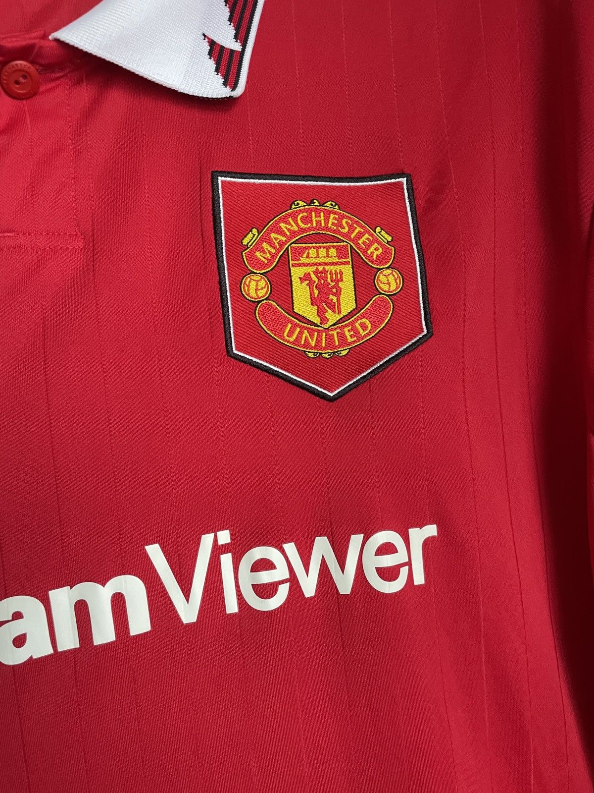 Adidas Manchester United Adidas 2022/23 Home Luke Shaw Jersey Shirt Size US XL / EU 56 / 4 - 8 Thumbnail