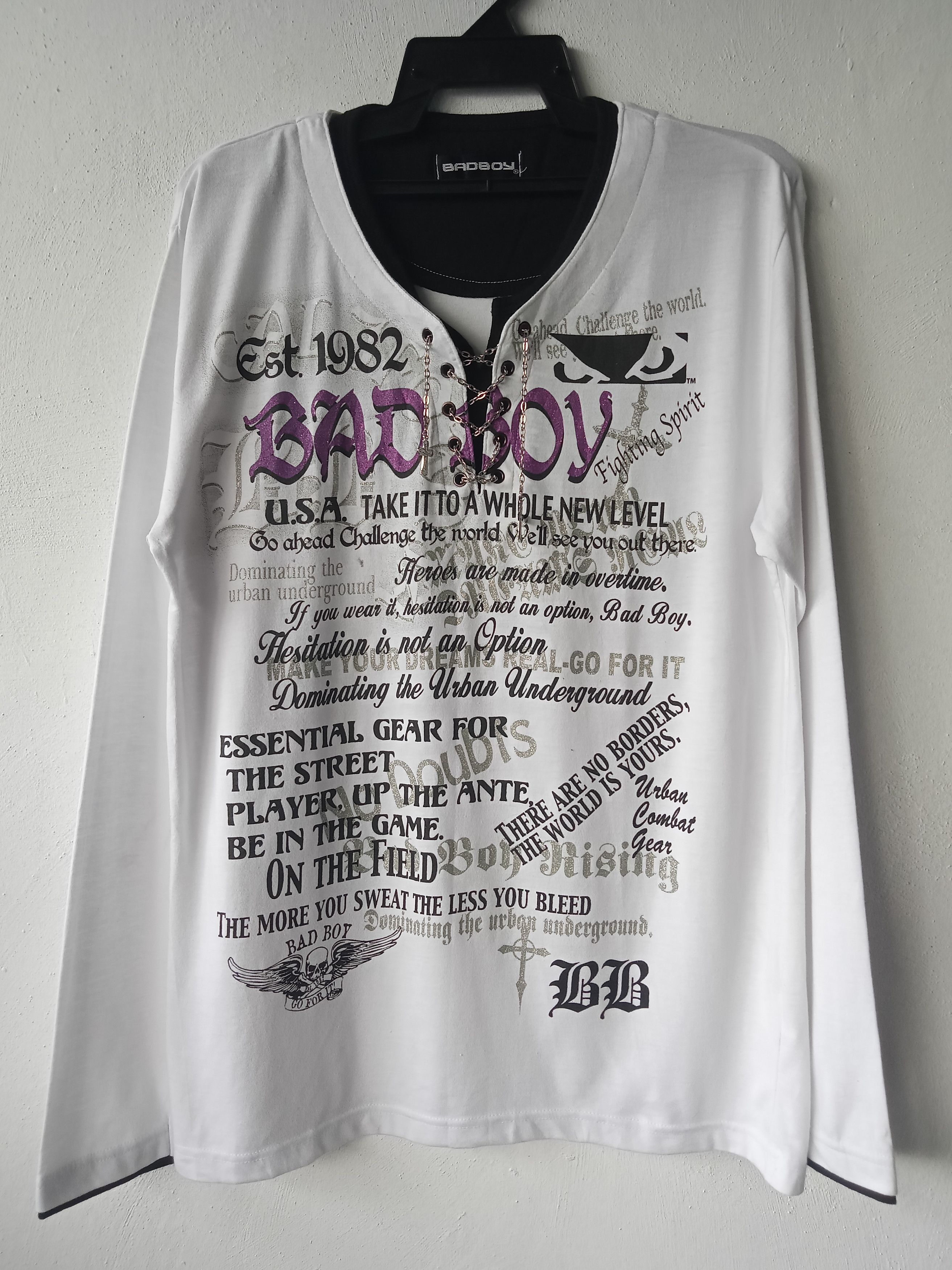 Japanese Brand Japanese Seditionaries Poem Print Long Sleeve T shirt Size US XL / EU 56 / 4 - 1 Thumbnail
