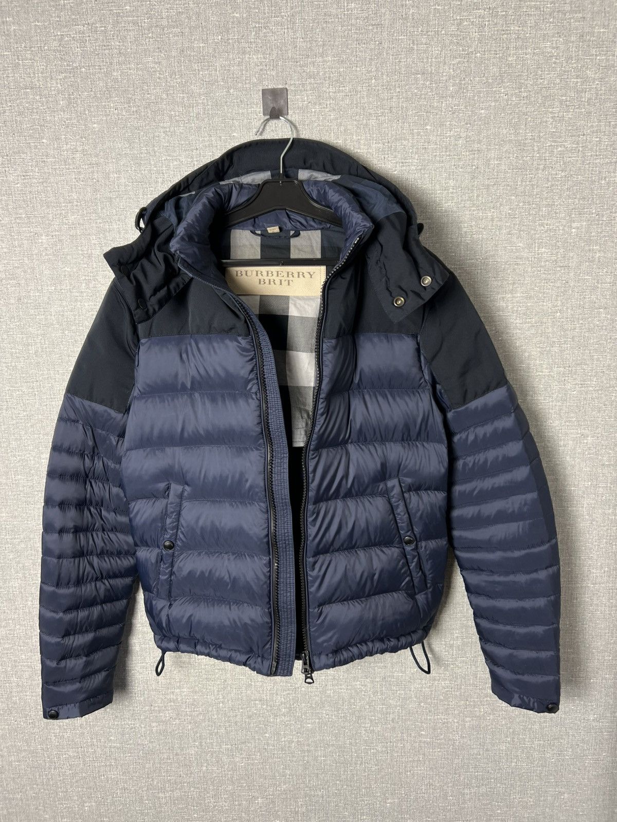 Burberry Burberry Brit Down Puffer Hooded Jacket Nova Check Detail Size US S / EU 44-46 / 1 - 20 Thumbnail