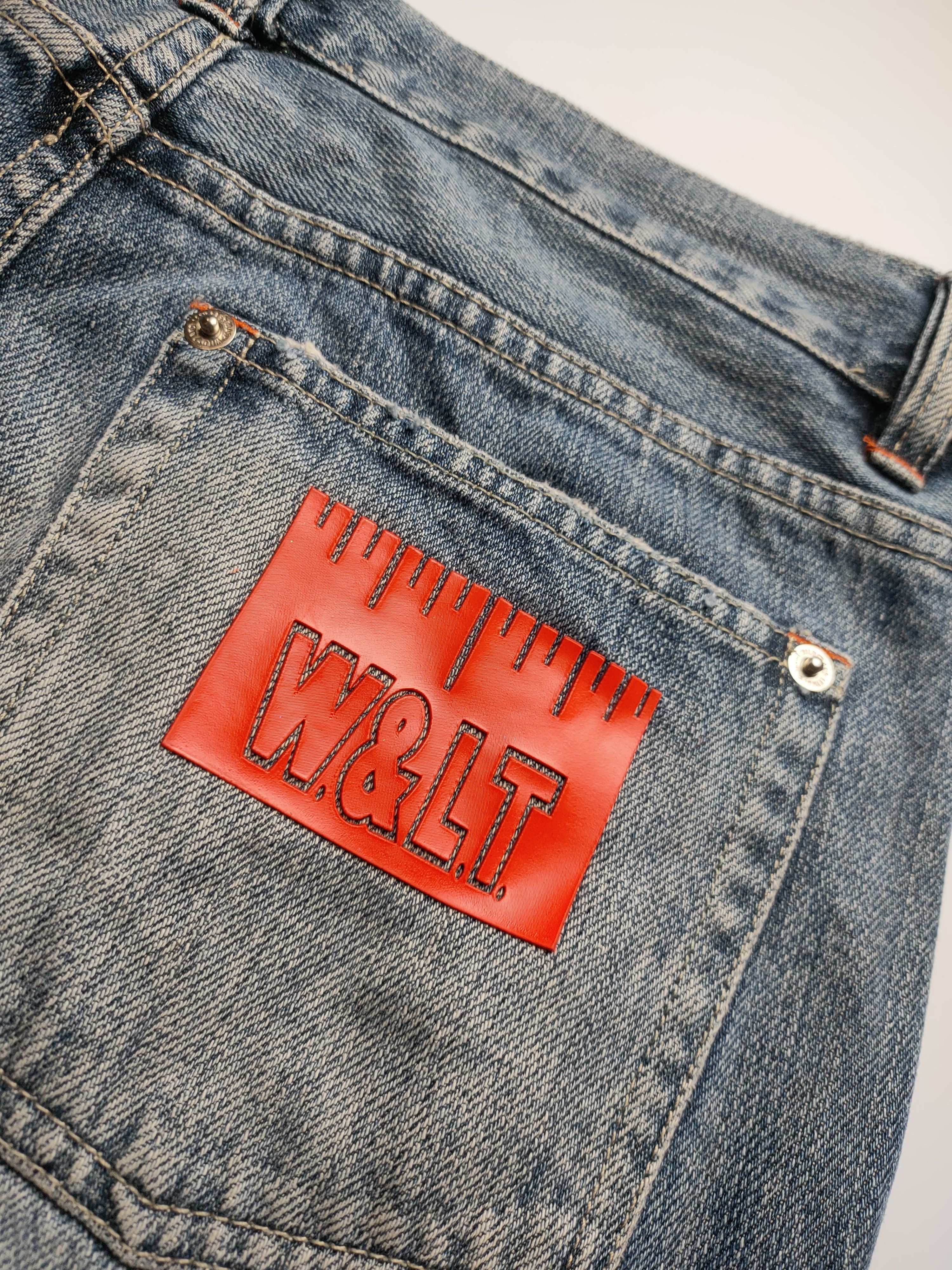 W&LT × Walter Van Beirendonck Vintage W&LT Flared Denim Jeans Size 30" / US 8 / IT 44 - 18 Thumbnail