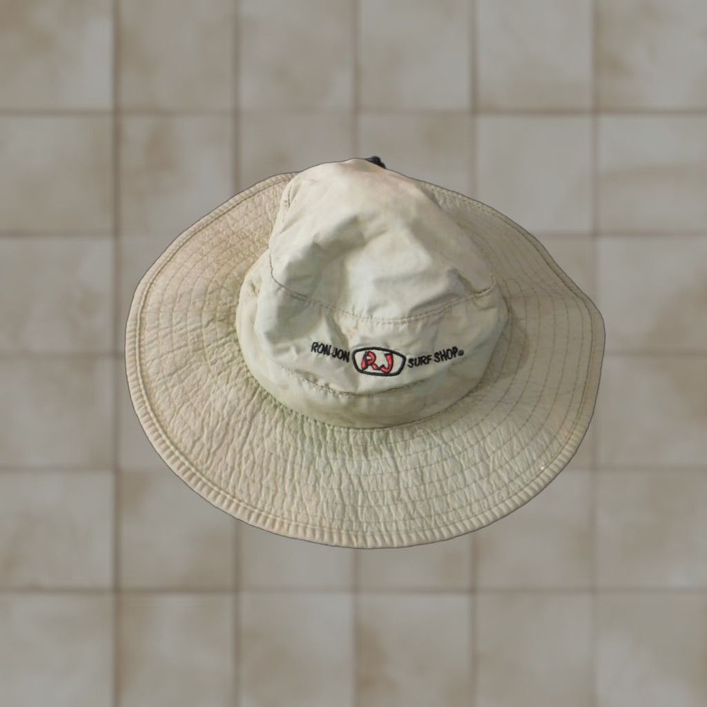 Ron Jon Surf Shop Ron Jon Surf Shop Hat Bucket Beige Medium Mens Classic M Beige Nylon Canvas Casual Lightweight Cap Cap Hat Men Classic Bucket Hat Size ONE SIZE - 1 Thumbnail