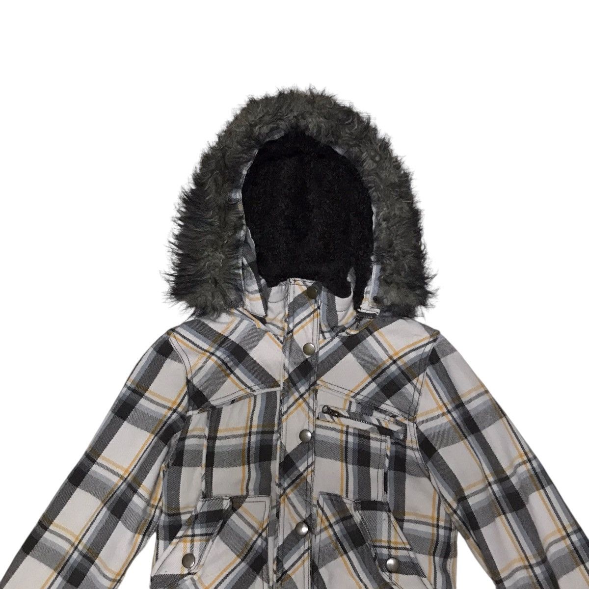 If Six Was Nine × Japanese Brand × KMRii LGB IF SIX WAS NINE STYLE SURF ROCK FAUX FUR TACTICAL JACKET Size US XS / EU 42 / 0 - 3 Thumbnail