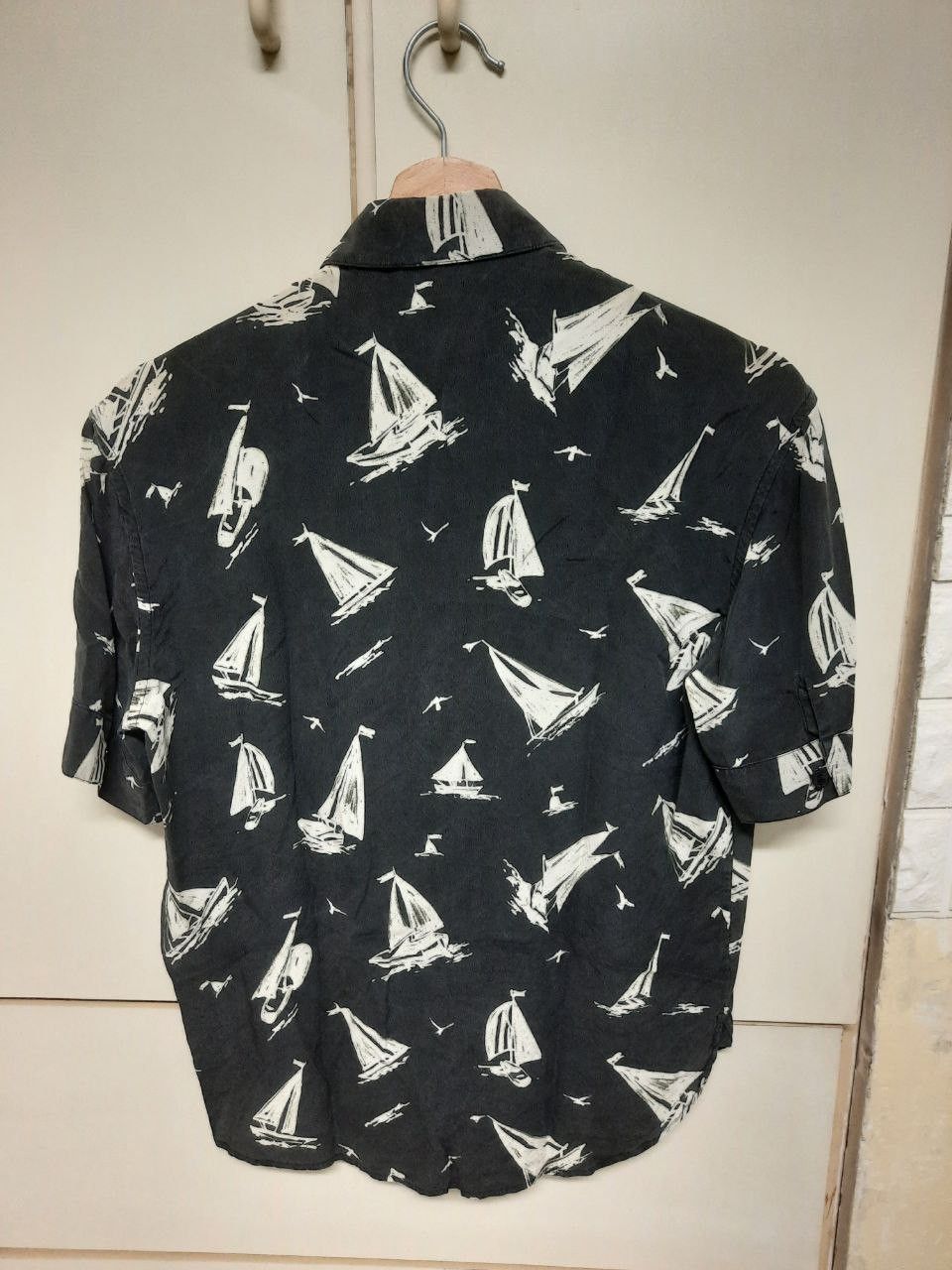 Saint Laurent Paris Sailboat Silk Shirt Size US S / EU 44-46 / 1 - 2 Thumbnail