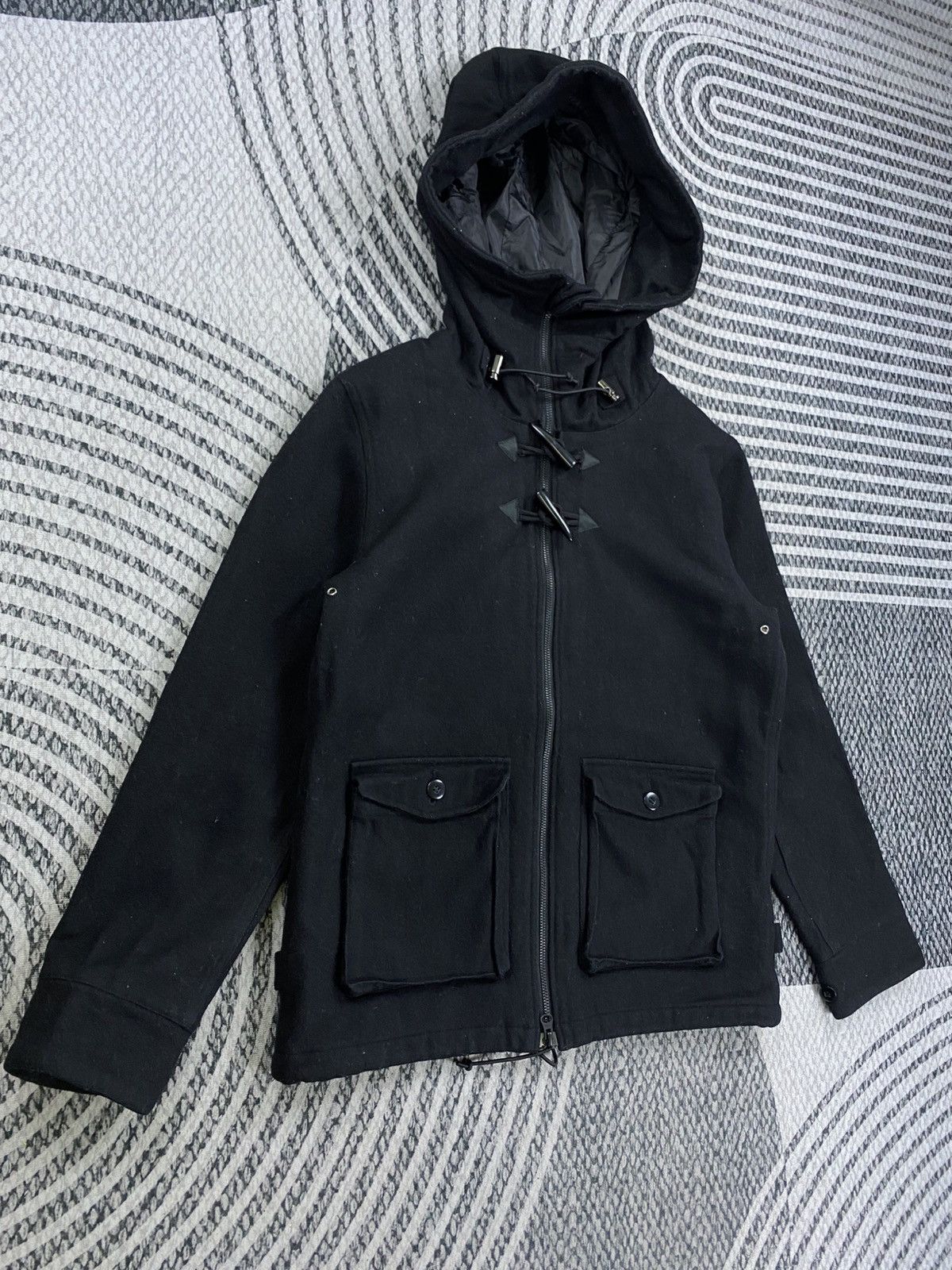 Japanese Brand Vintage Gung Ho Premium Black Hooded Zipper Size US M / EU 48-50 / 2 - 3 Thumbnail