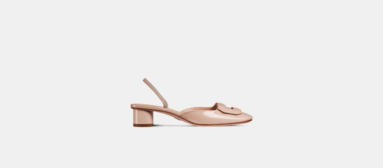 image of Dior O1W1Db10524 Day Slingback Pump In Nude Shoes, Women's