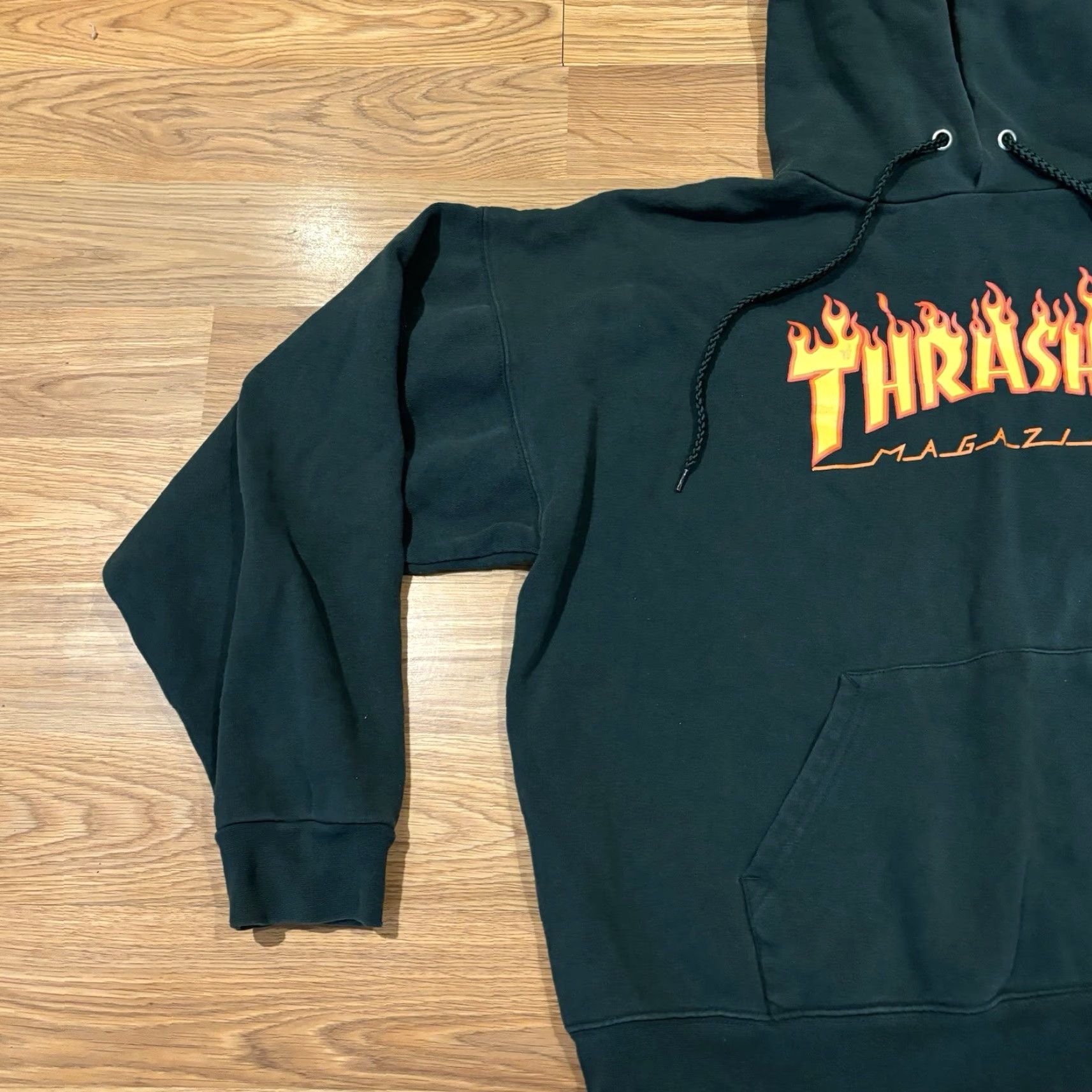 Thrasher VINTAGE Thrasher Pullover Hoodie Sweatshirt Forest Green Size M Men's Hooded Graphic Print 90s Grunge Nostalgia Sweatshirt Size US M / EU 48-50 / 2 - 5 Thumbnail