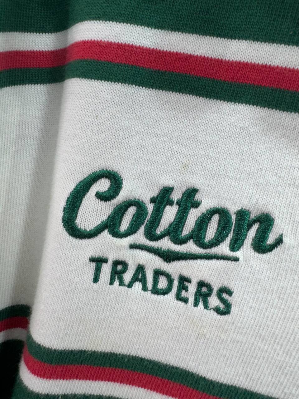 Cotton Traders Leicester Tiger Jersey Rugby Shirt Green White Cotton Trader Size US L / EU 52-54 / 3 - 2 Thumbnail