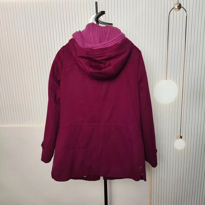 Loro Piana LORO PIANA The camel-hair coat is purple Size XS / US 0-2 / IT 36-38 - 2 Thumbnail
