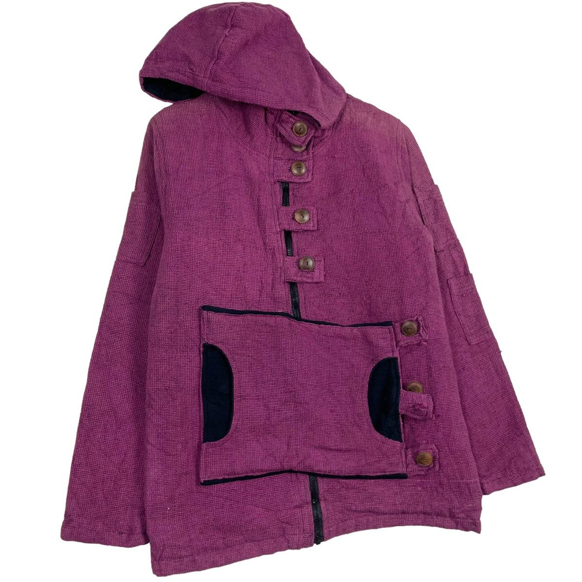 Beauty Beast × Japanese Brand 💥MALAIKA BONDAGE PARACHUTE HOODIE ZIPPER JACKET Size US M / EU 48-50 / 2 - 2 Thumbnail
